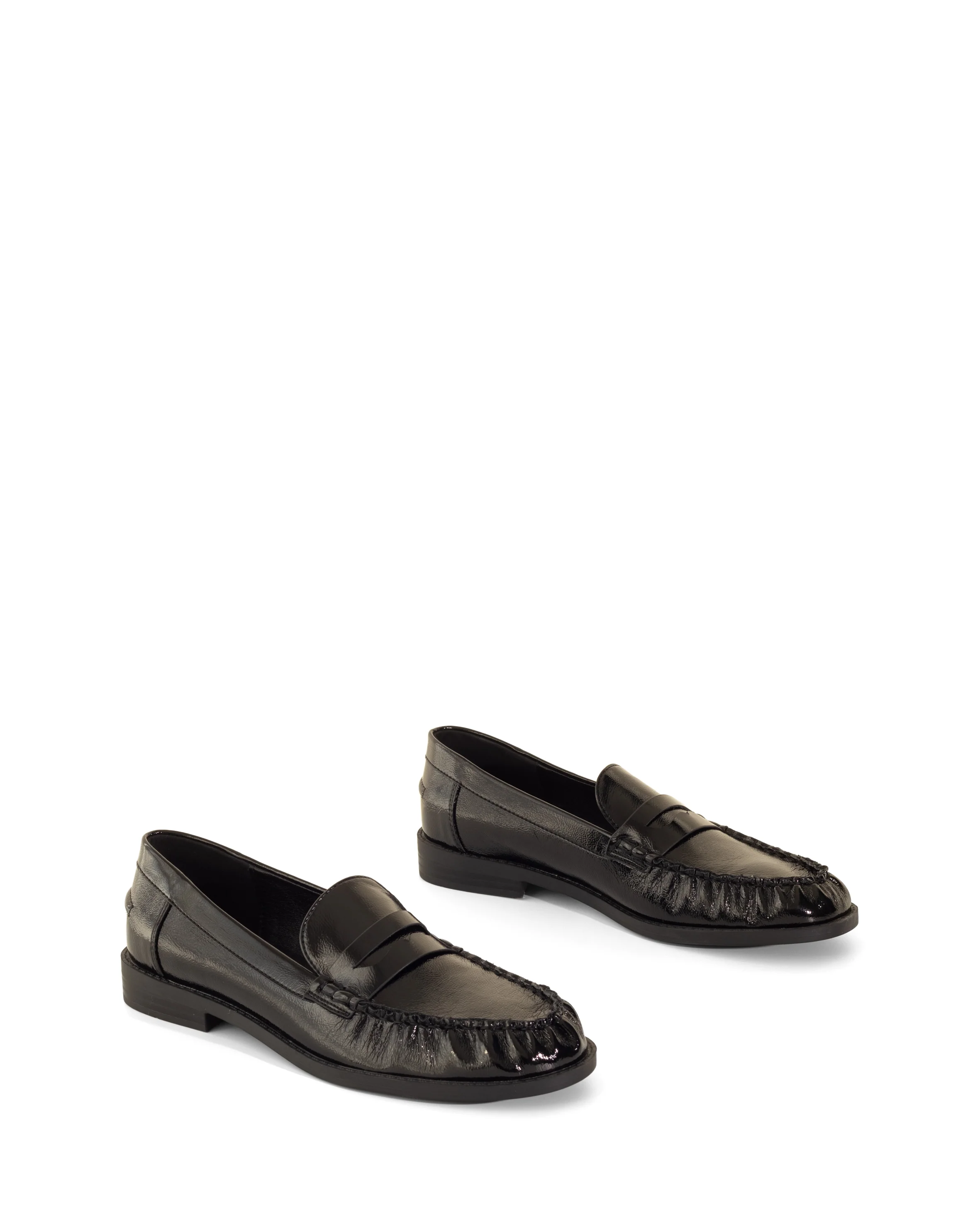 Albert Loafer Black Crinkled Patent - Image 3