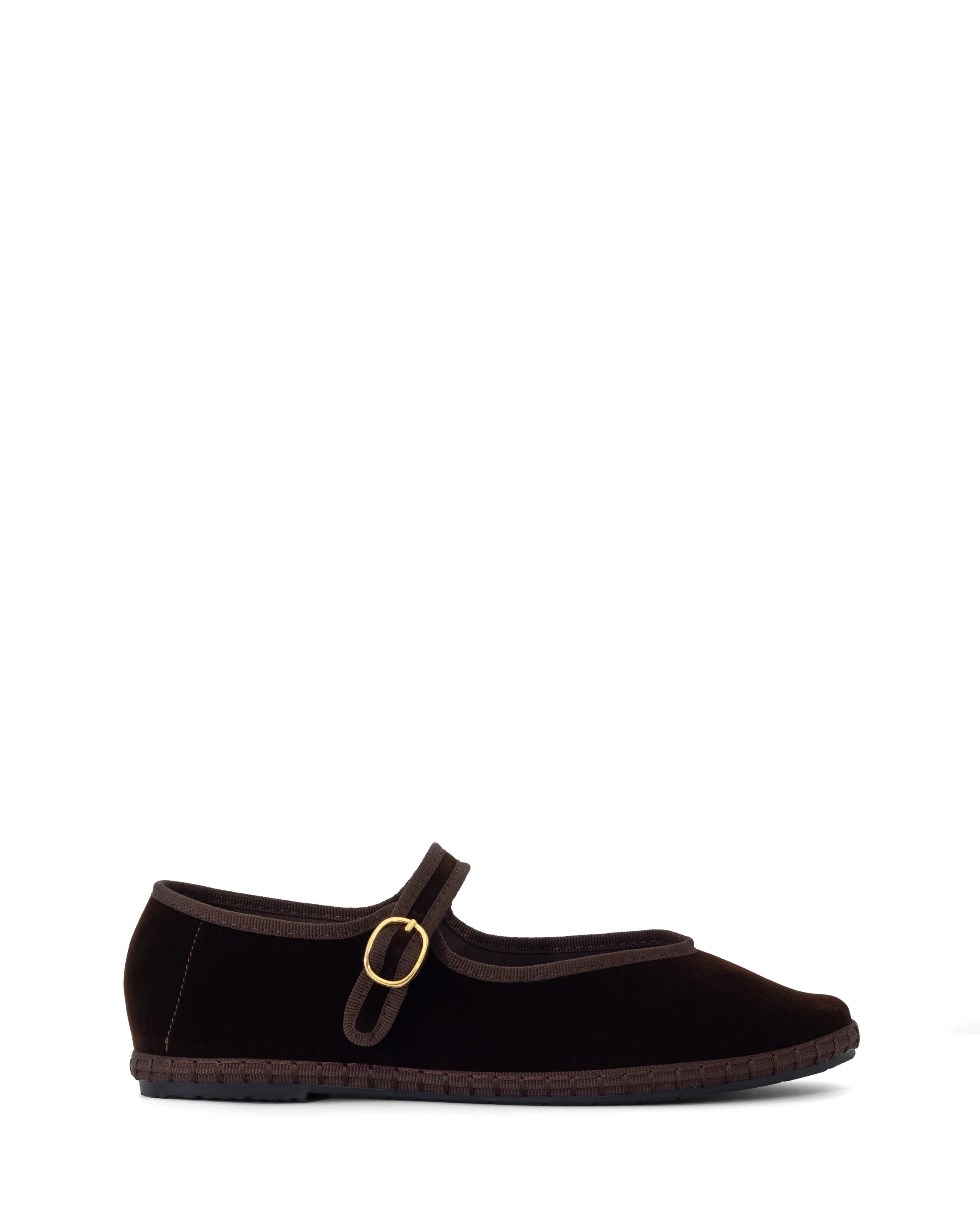 Alegria Ballet Flat Chocolate Velvet