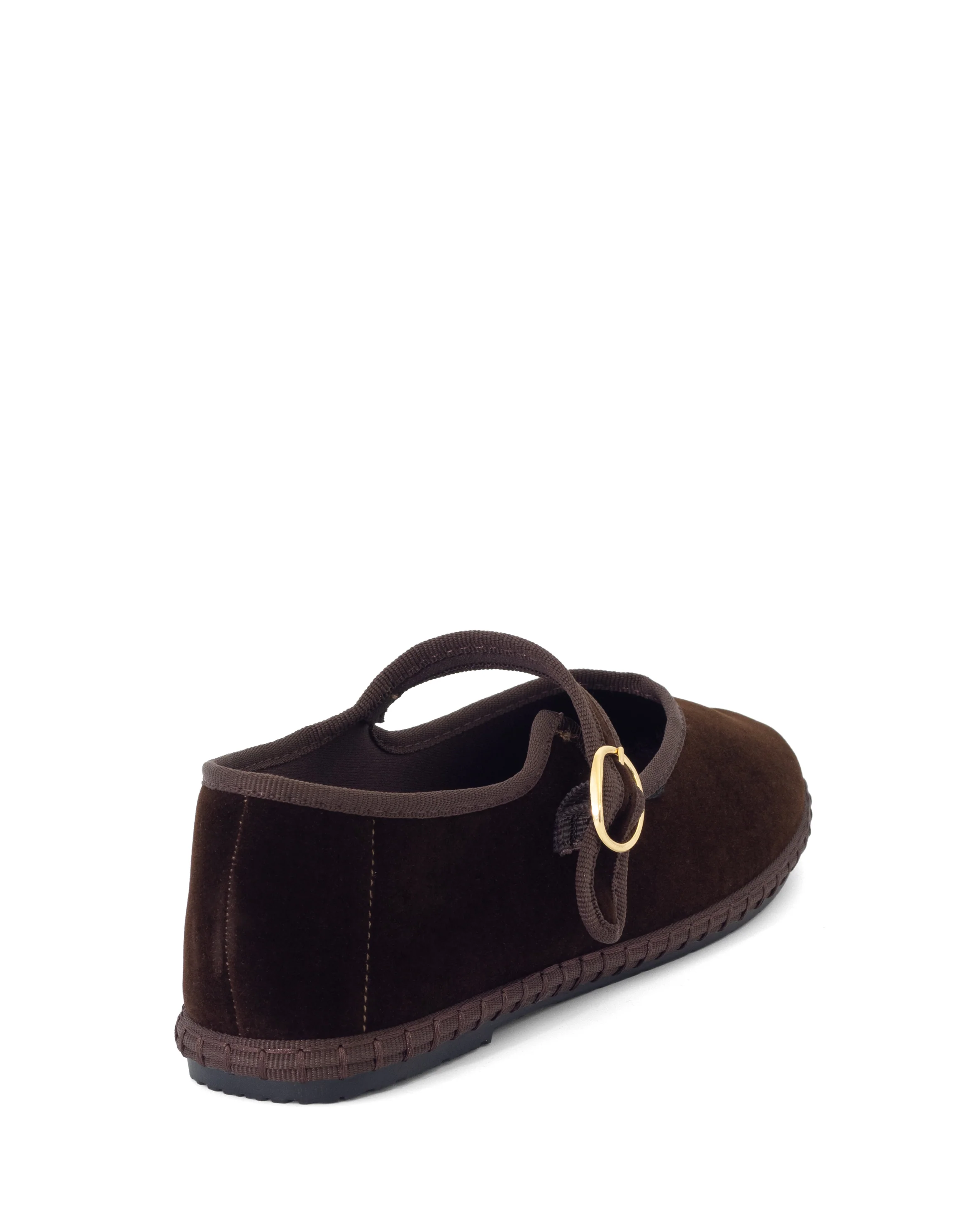 Alegria Ballet Flat Chocolate Velvet - Image 3