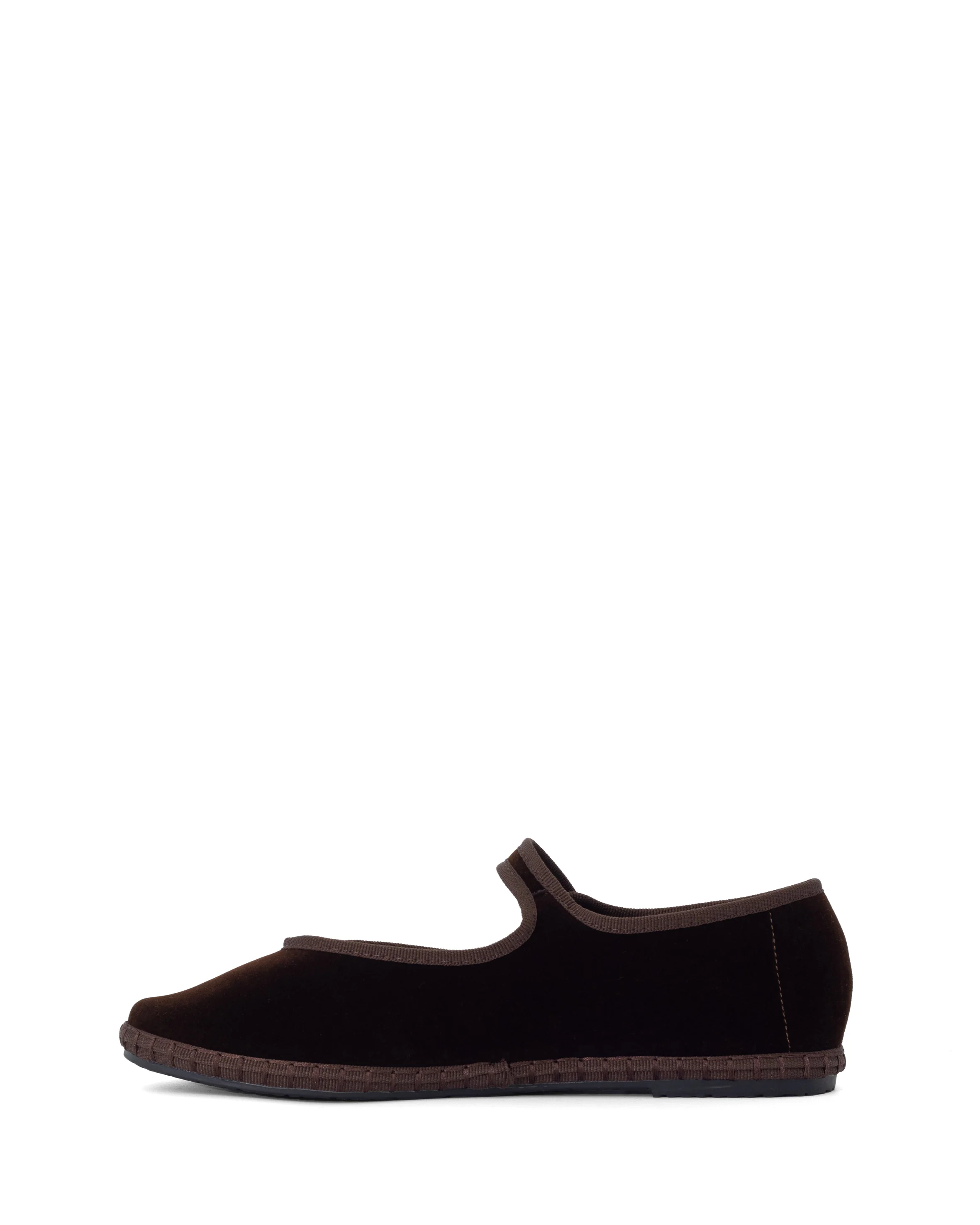 Alegria Ballet Flat Chocolate Velvet - Image 5
