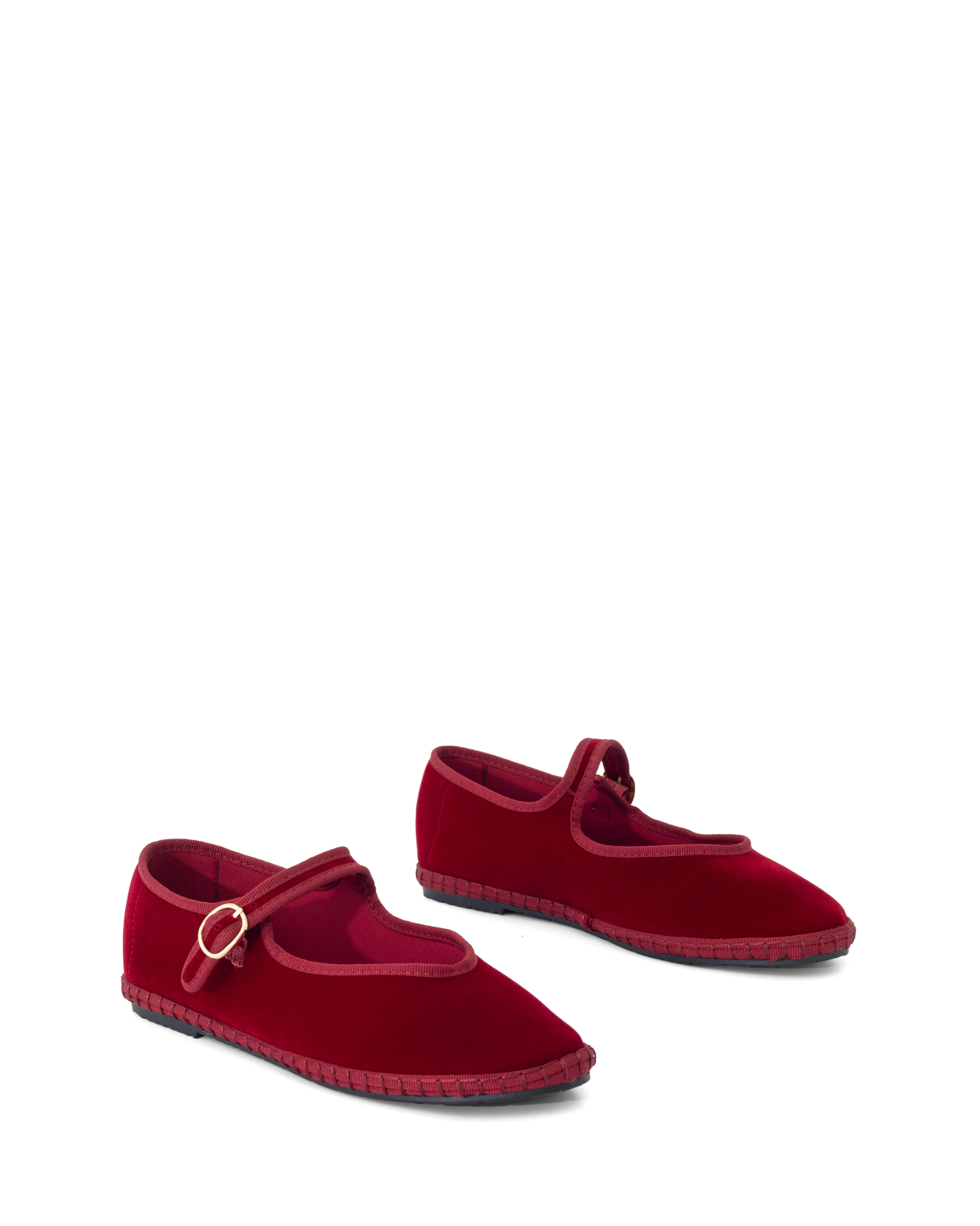 Alegria Ballet Flat Port Velvet - Image 2