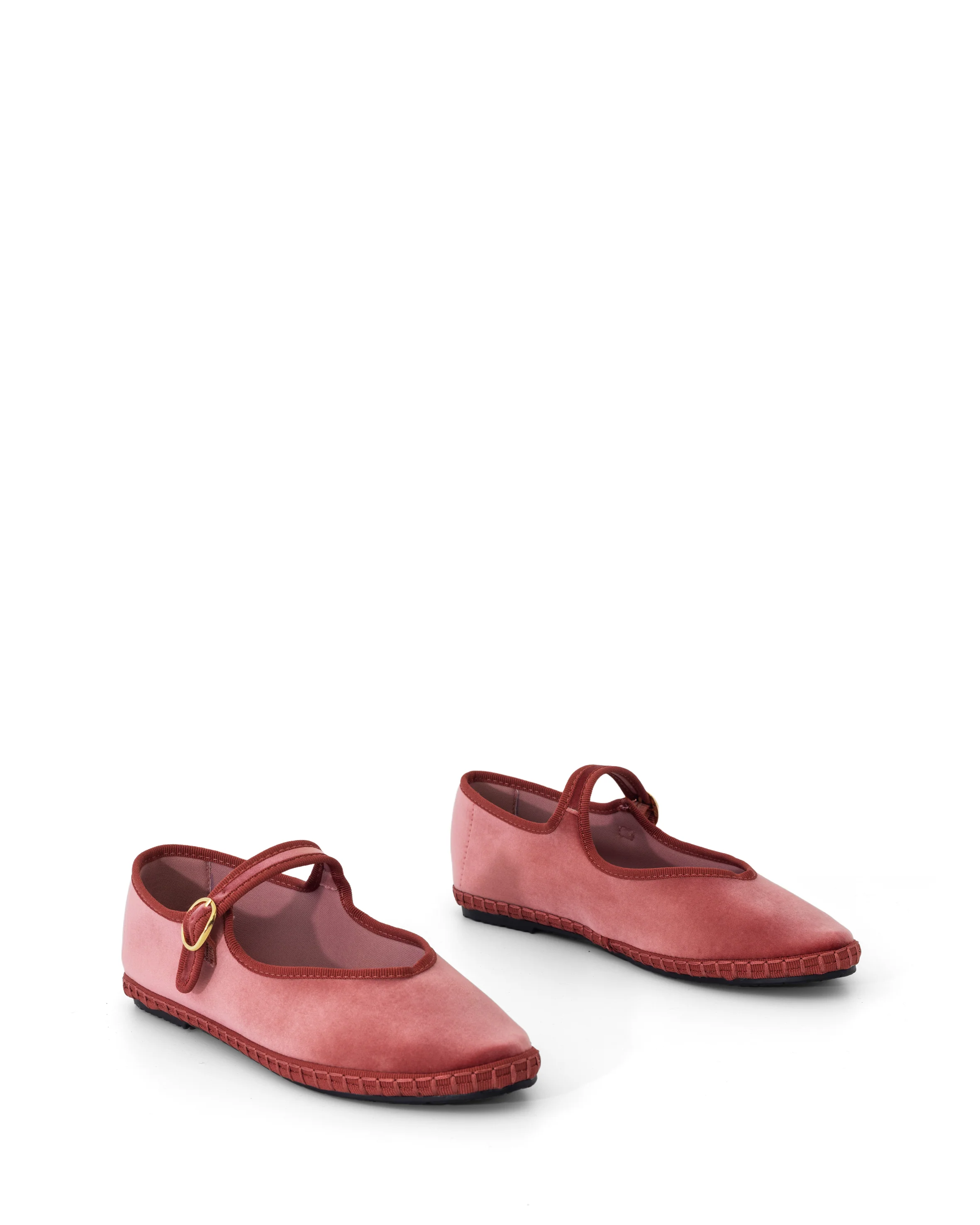 Alegria Ballet Flat Rose Velvet - Image 3