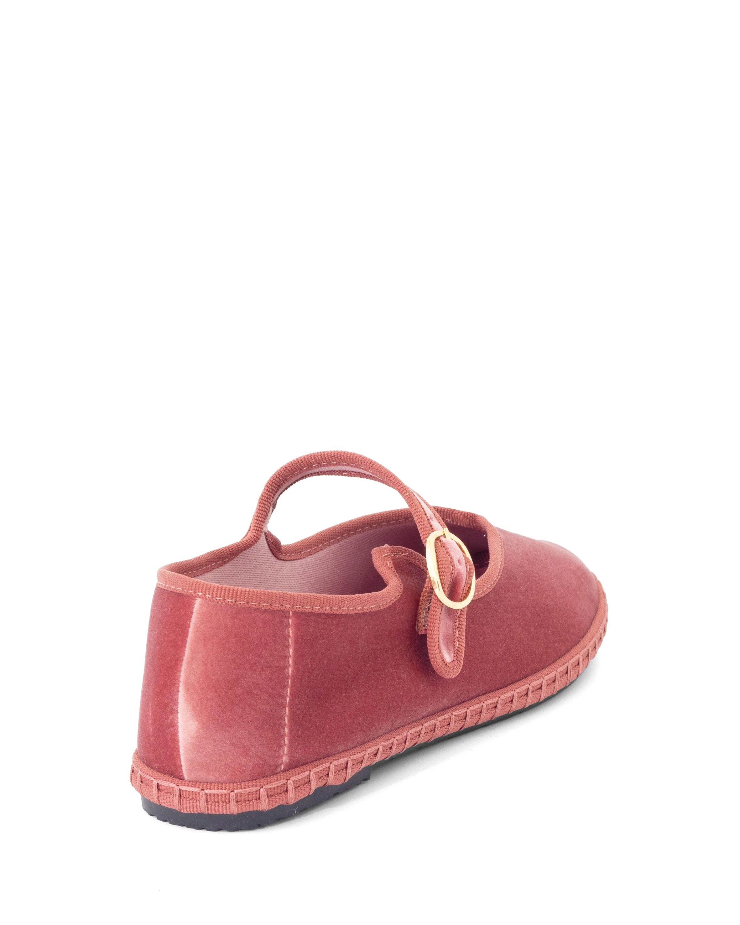 Alegria Ballet Flat Rose Velvet - Image 4