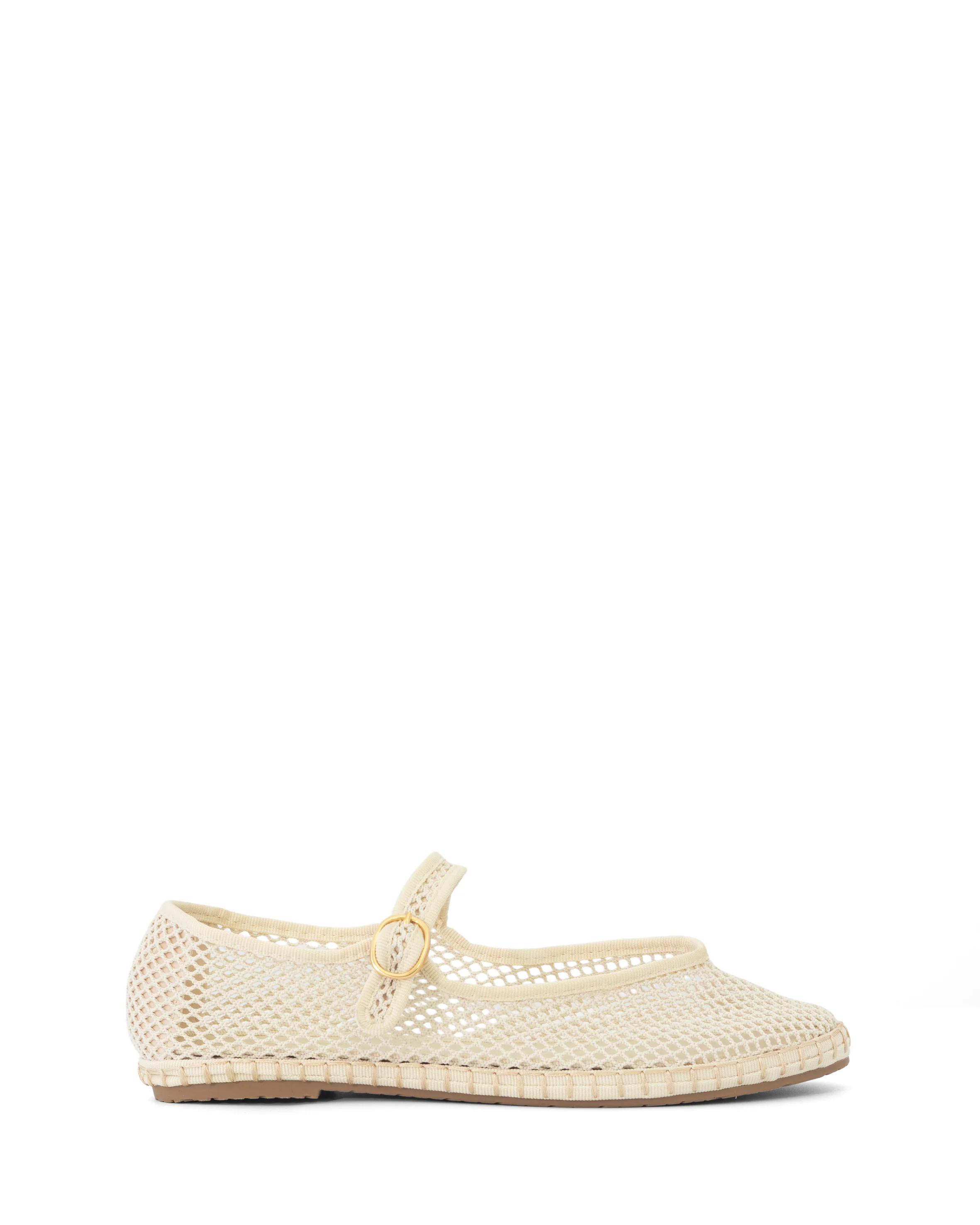 Alicante Ballet Flat Off White Mesh - Image 2
