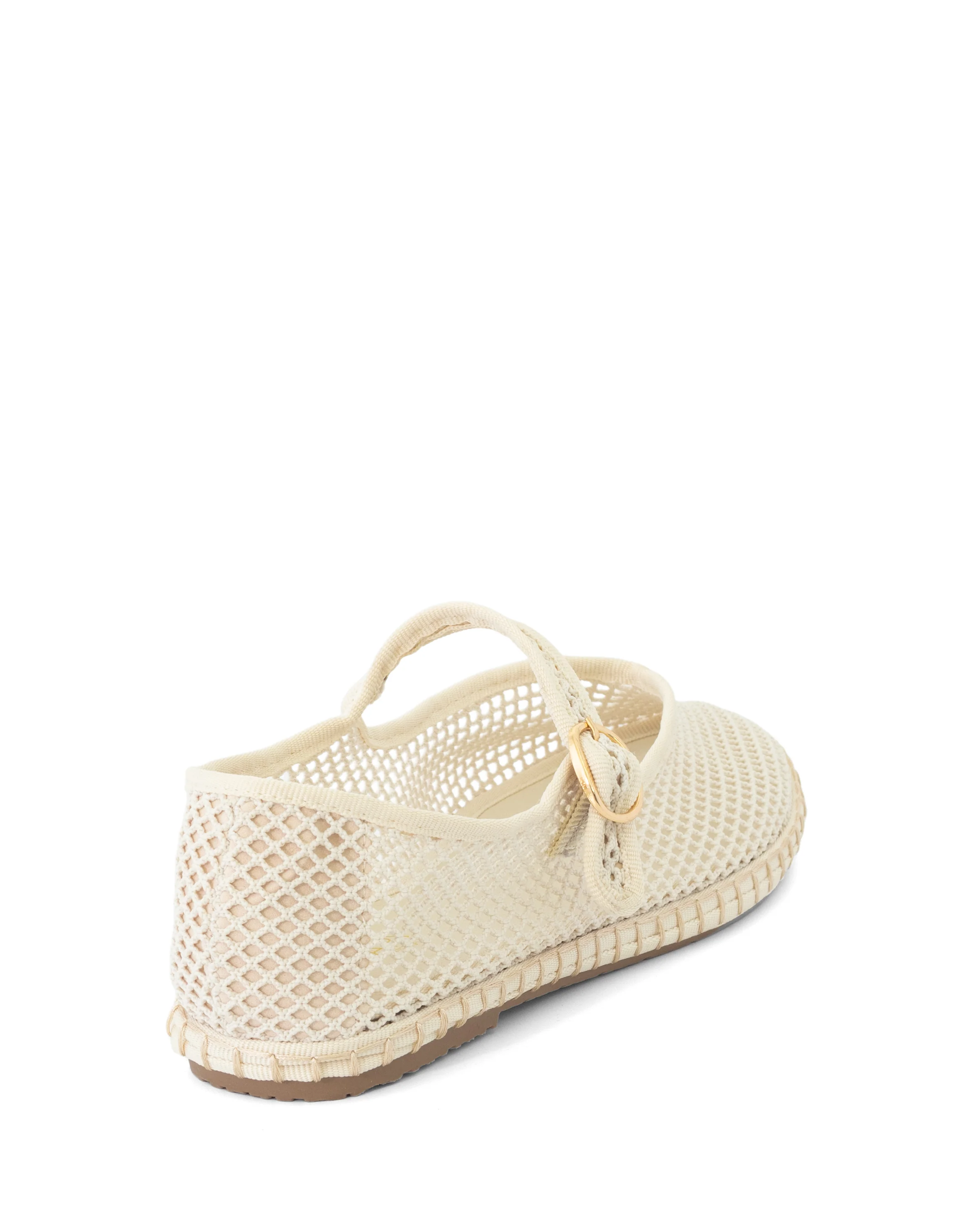 Alicante Ballet Flat Off White Mesh - Image 4