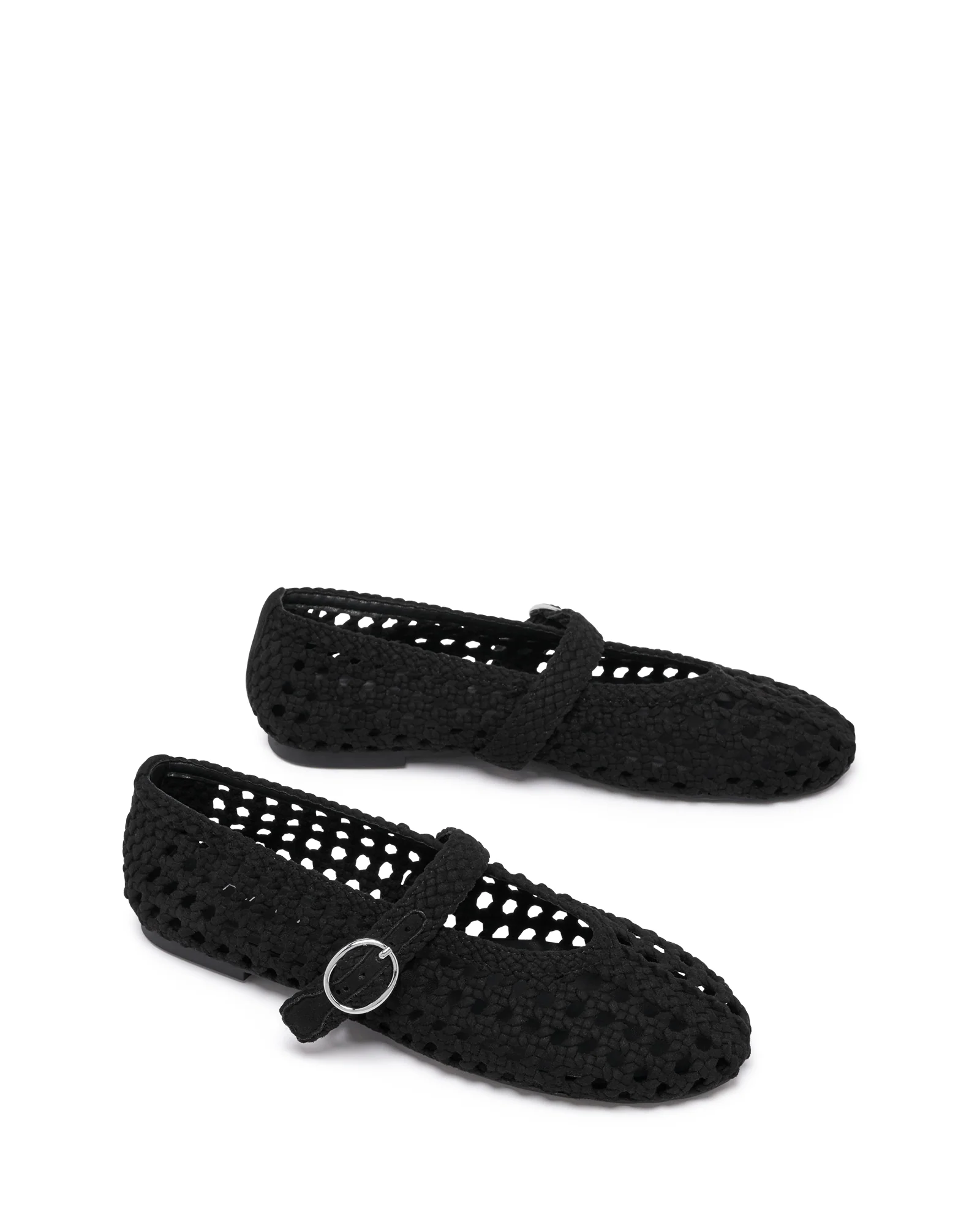 Asher Ballet Flat Black Suede - Image 2