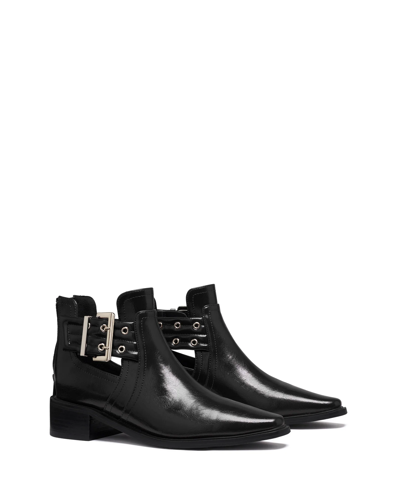 Baylee Black Crinkle Patent *FINAL SALE* - Image 2