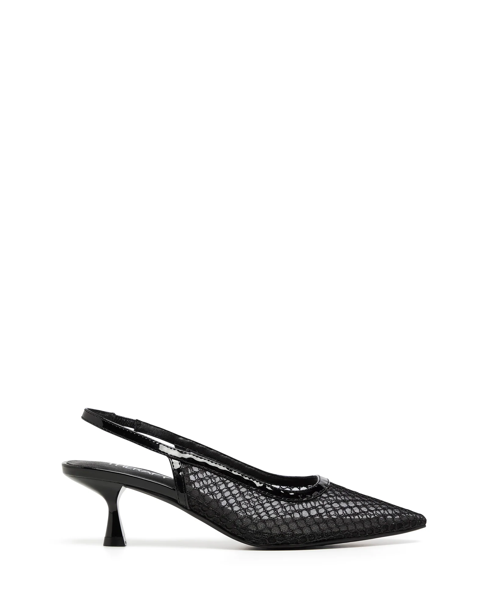 Bentleyy Slingback Pump Black Patent