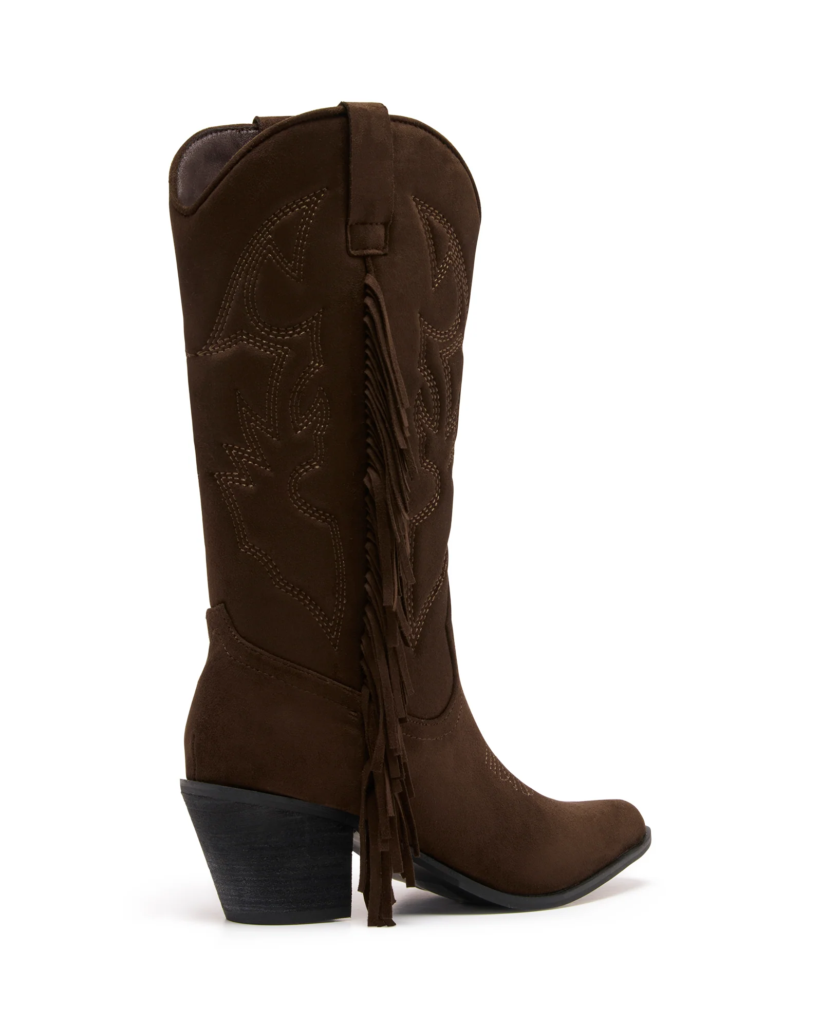Chaos Western Boot Chocolate Microsuede - Image 3