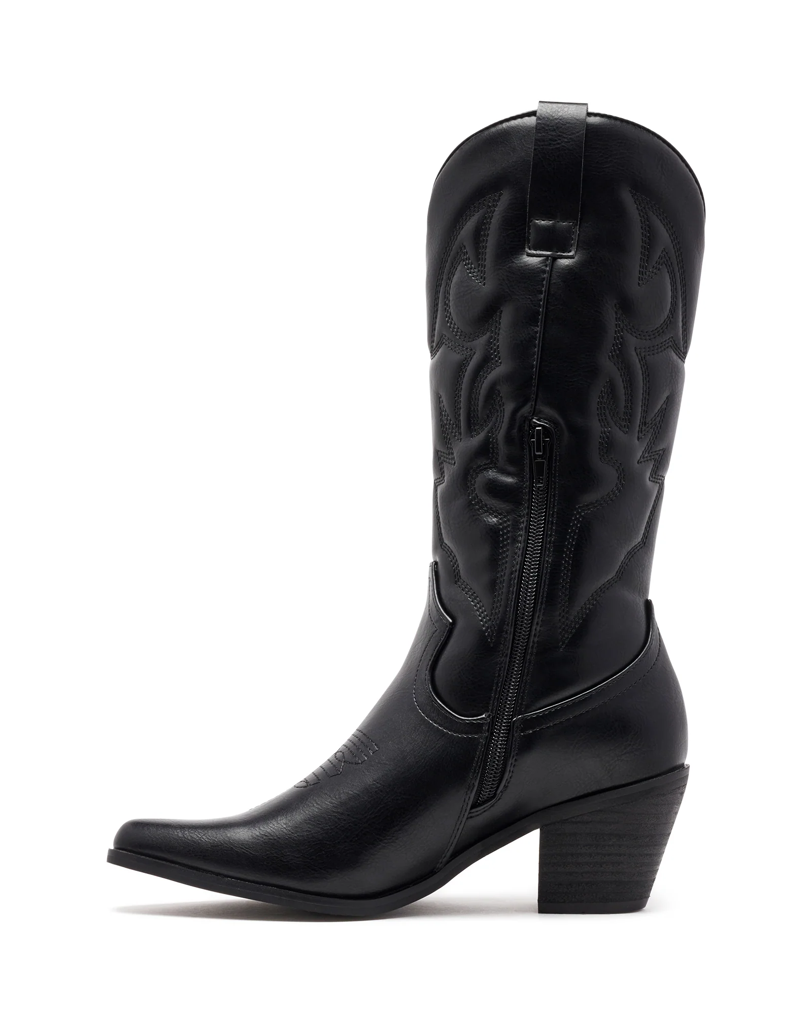 Clayton Cowboy Boot Black - Image 4