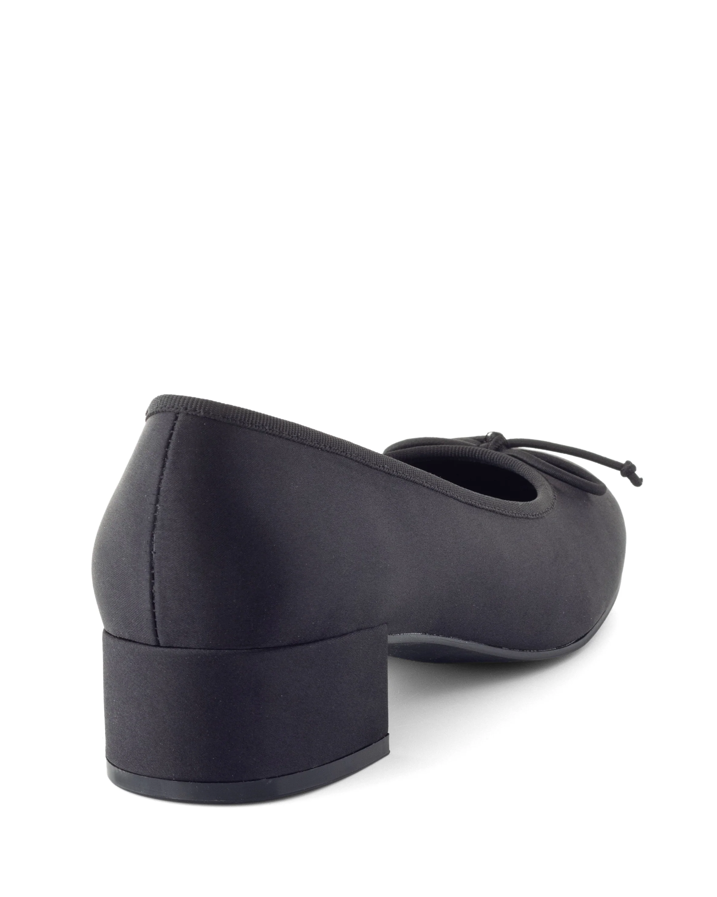 Diana Ballet Heel Black Satin - Image 4