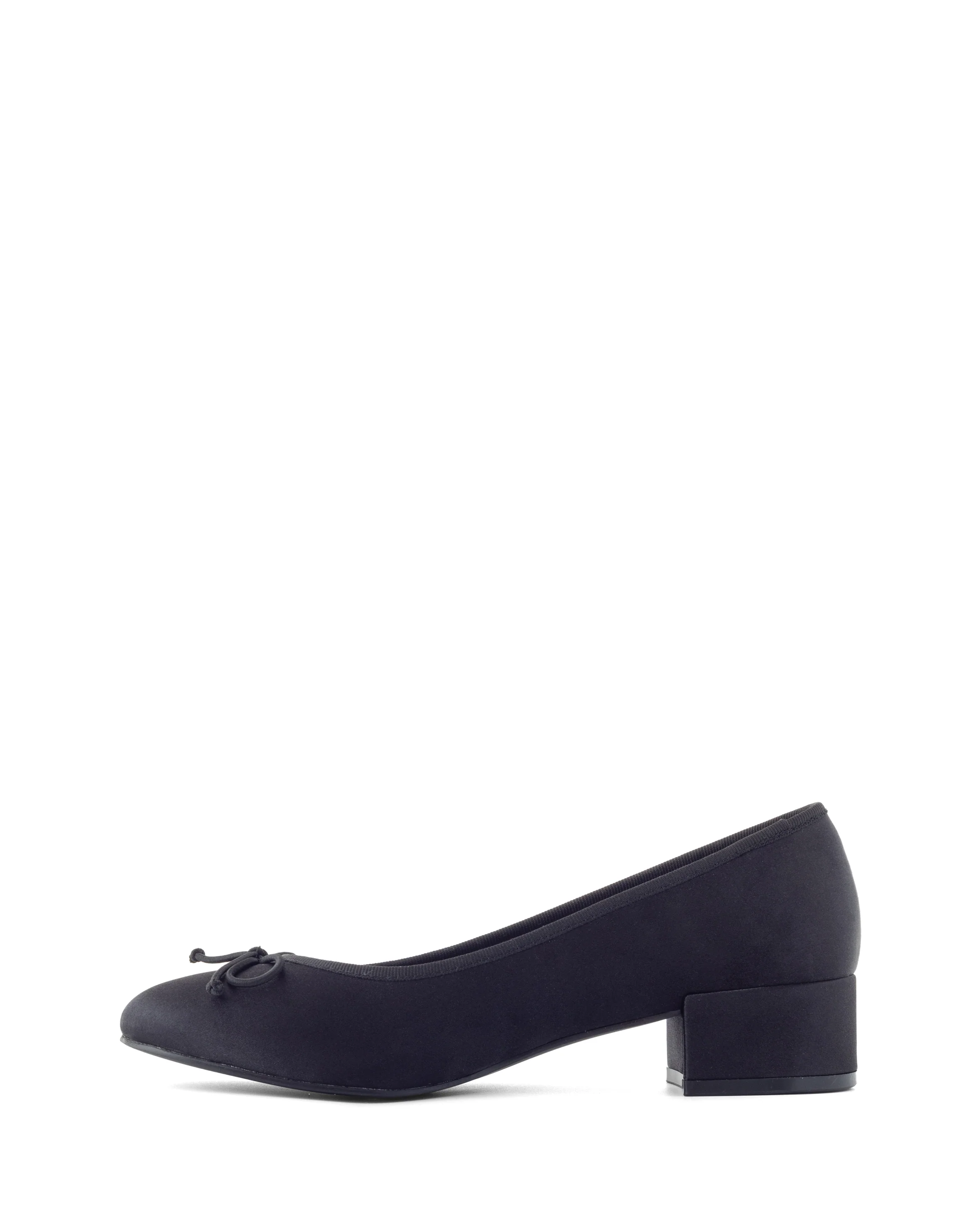 Diana Ballet Heel Black Satin - Image 6