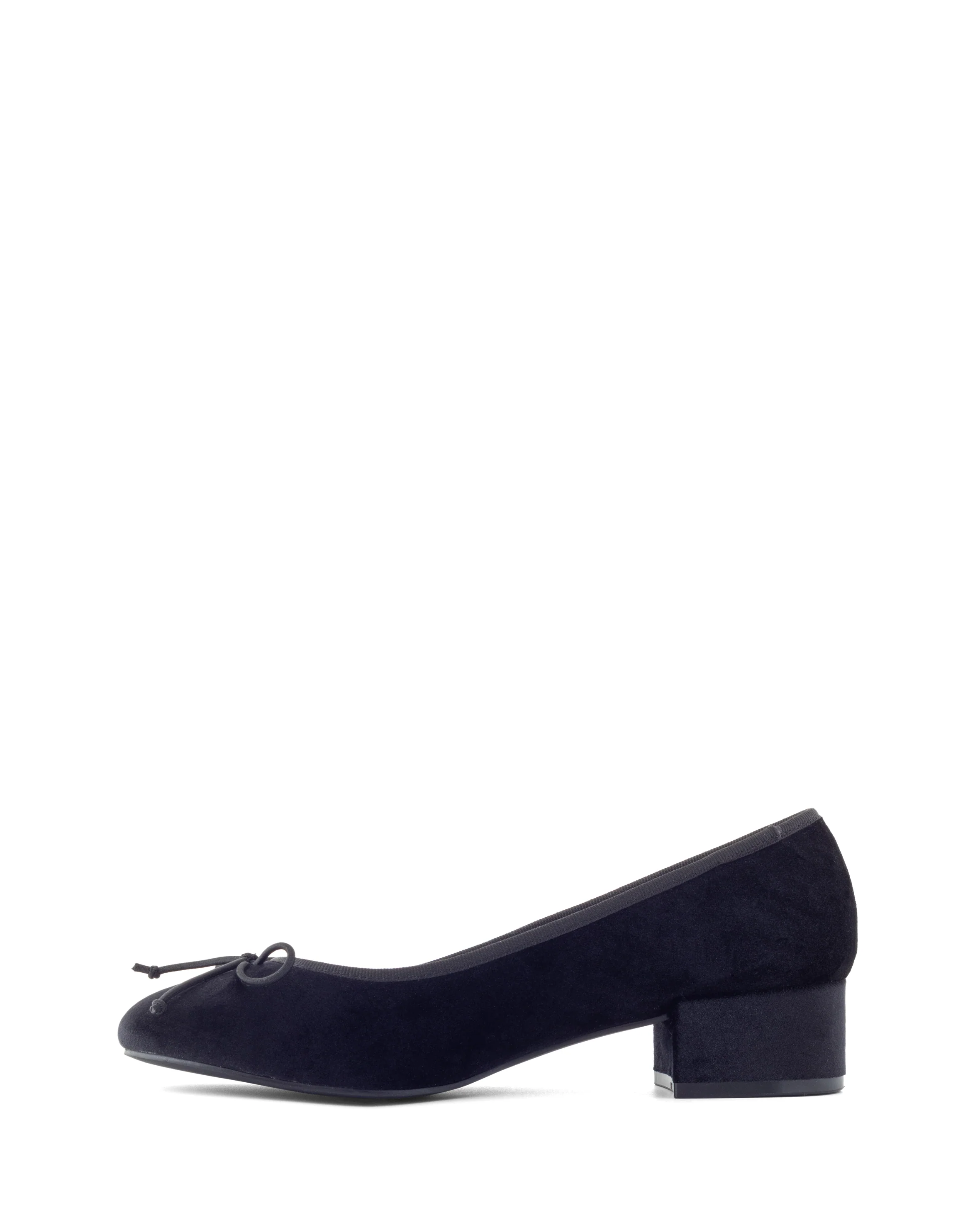 Diana Ballet Heel Black Velvet - Image 5