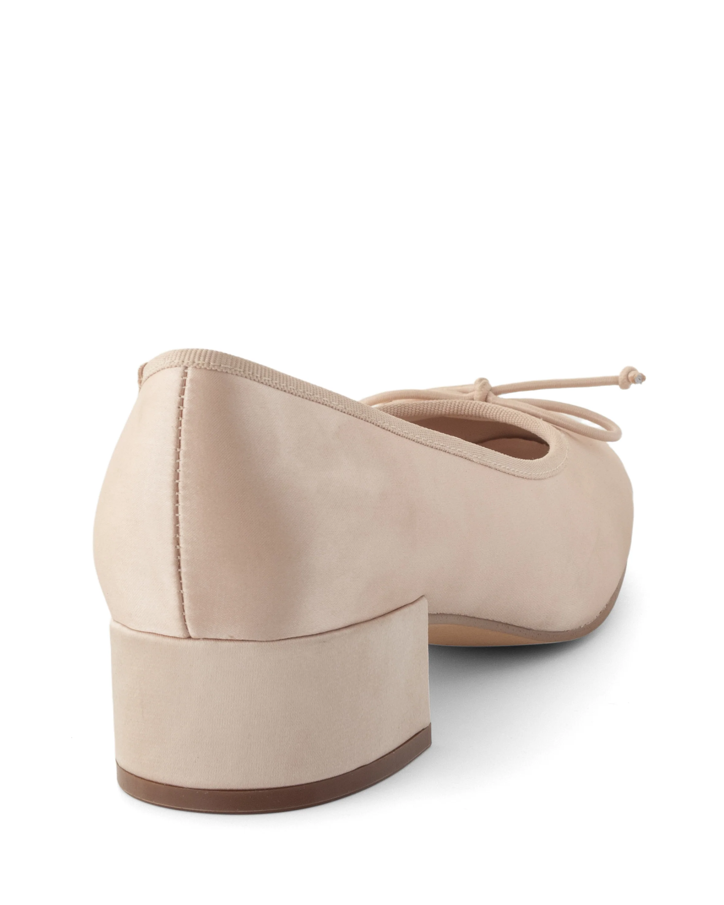 Diana Ballet Heel Blush Satin - Image 3