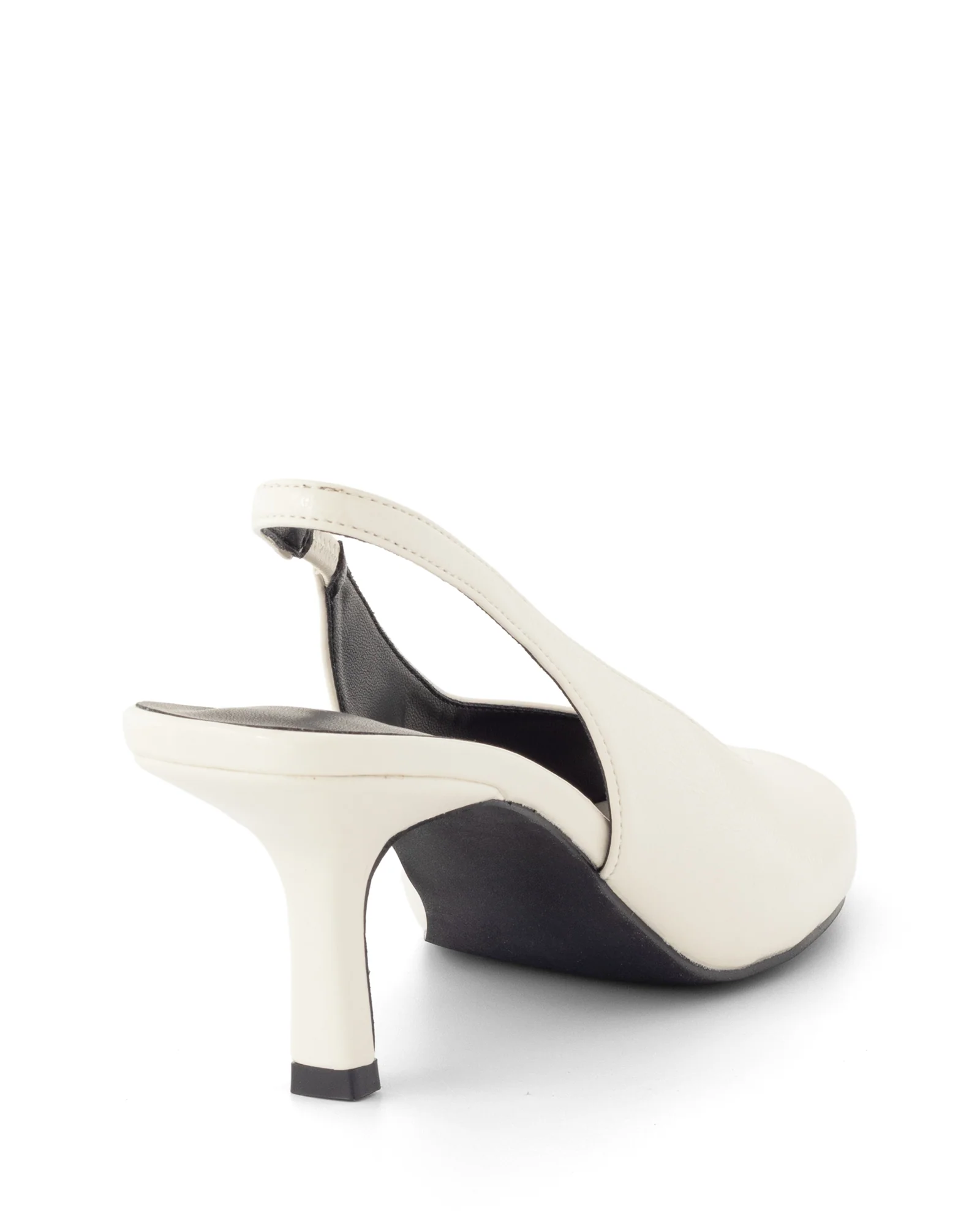Eager Slingback Pump White Crinkled Patent - Image 3