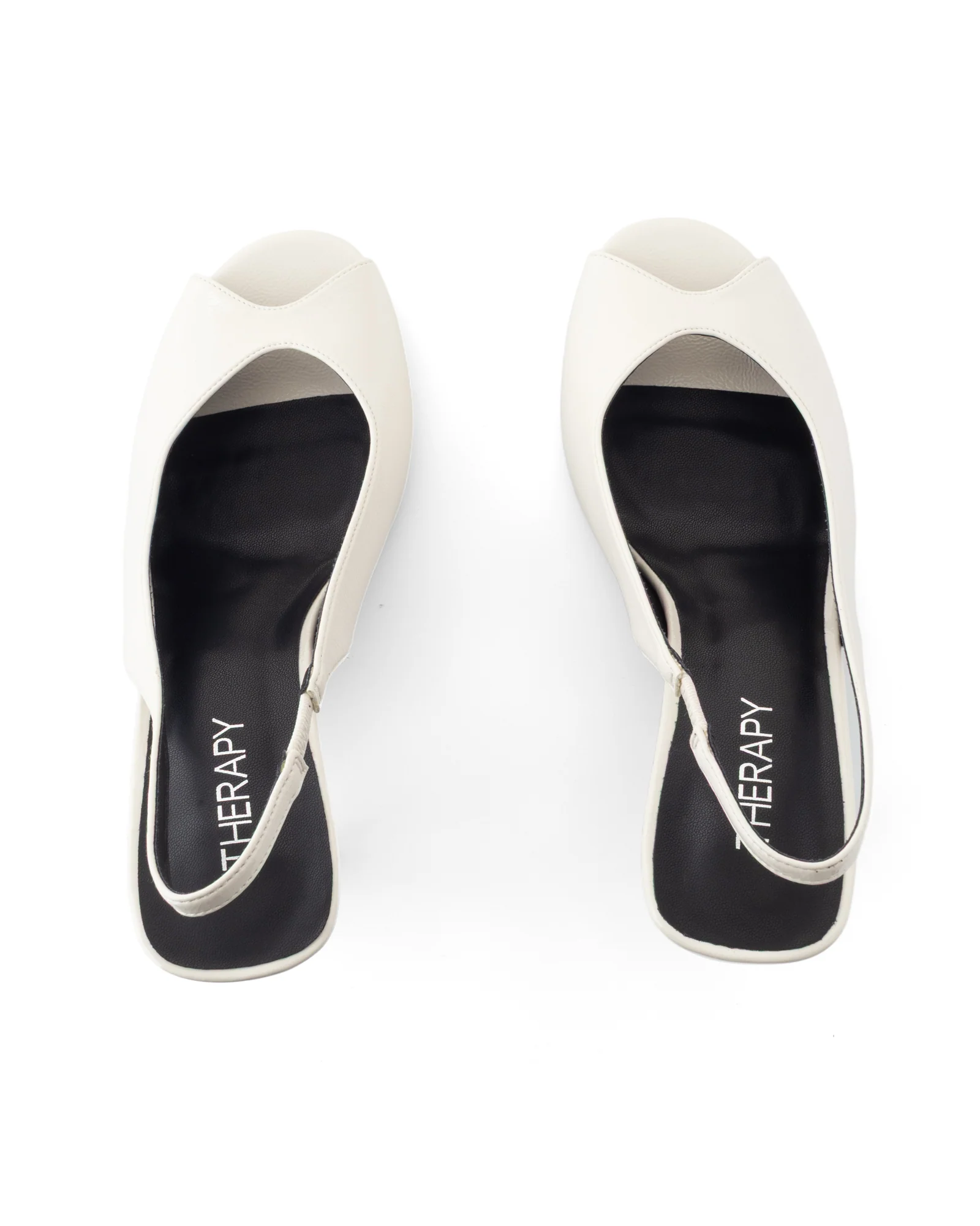 Eager Slingback Pump White Crinkled Patent - Image 4