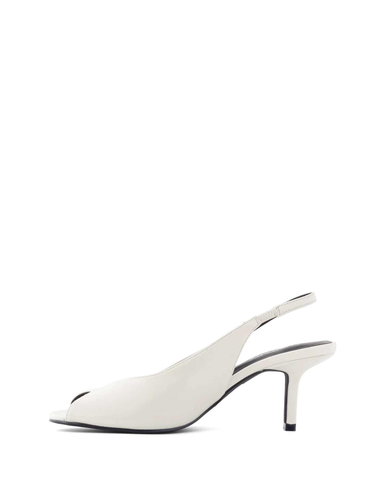 Eager Slingback Pump White Crinkled Patent - Image 5