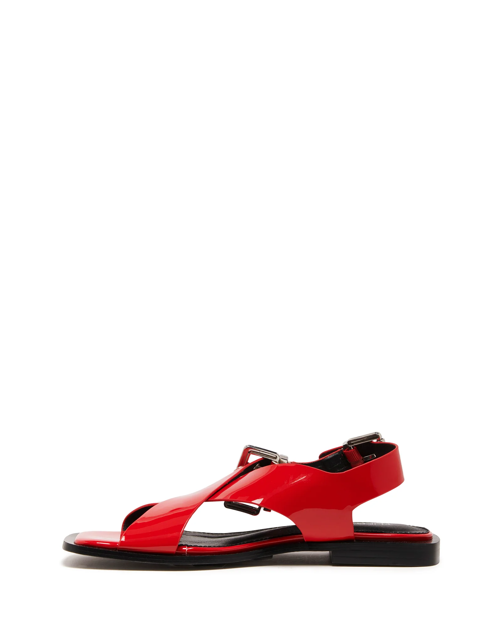 Easy Slingback Flat Red Patent - Image 4
