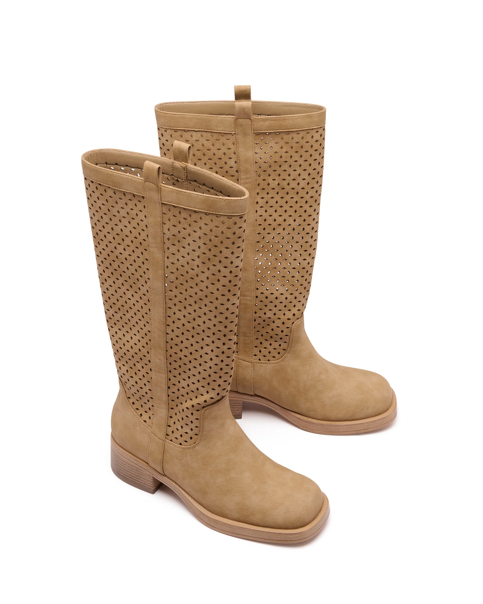 Festival Tall Boot Natural Nubuck - Image 2