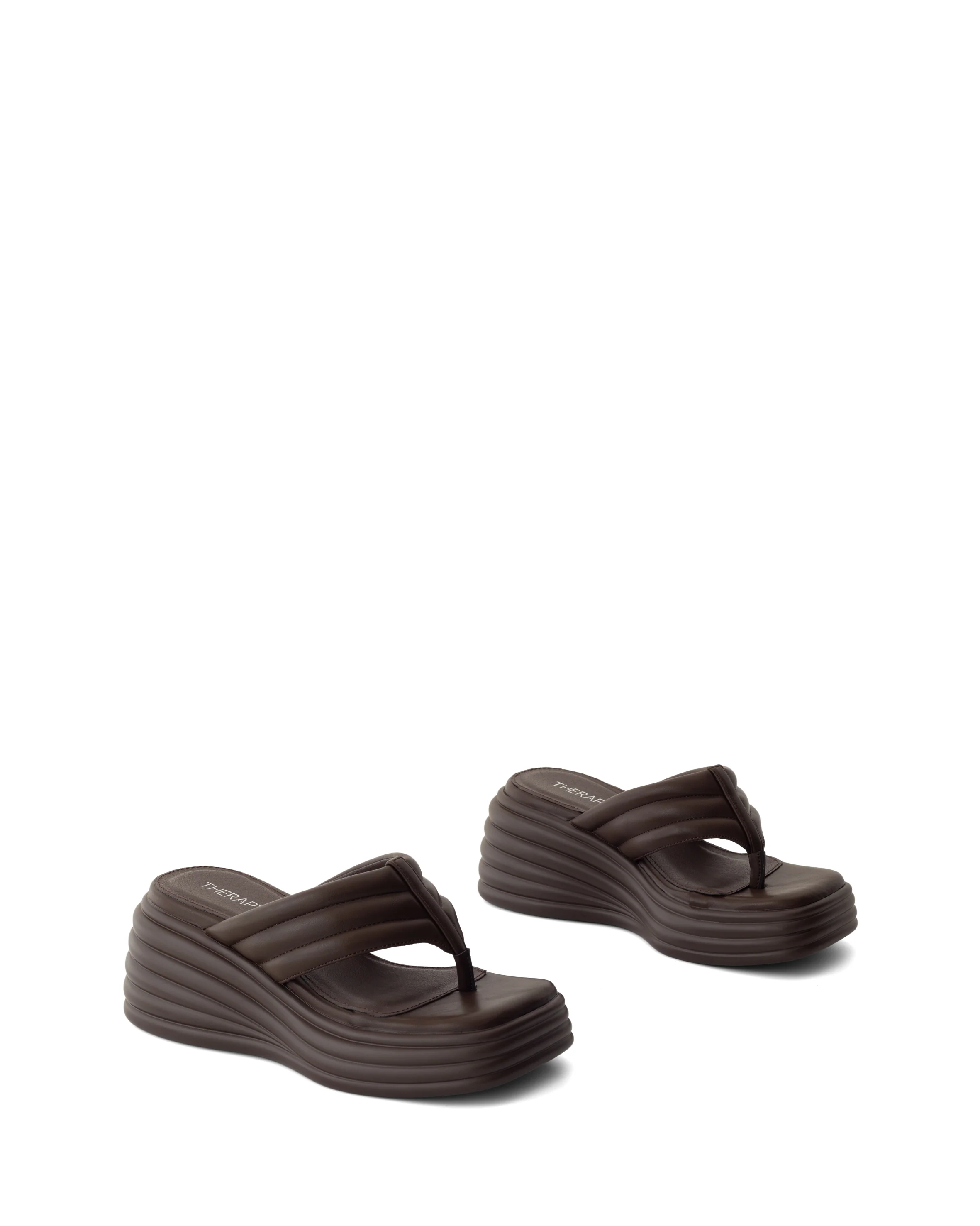 Flames Thong Sandal Chocolate - Image 3