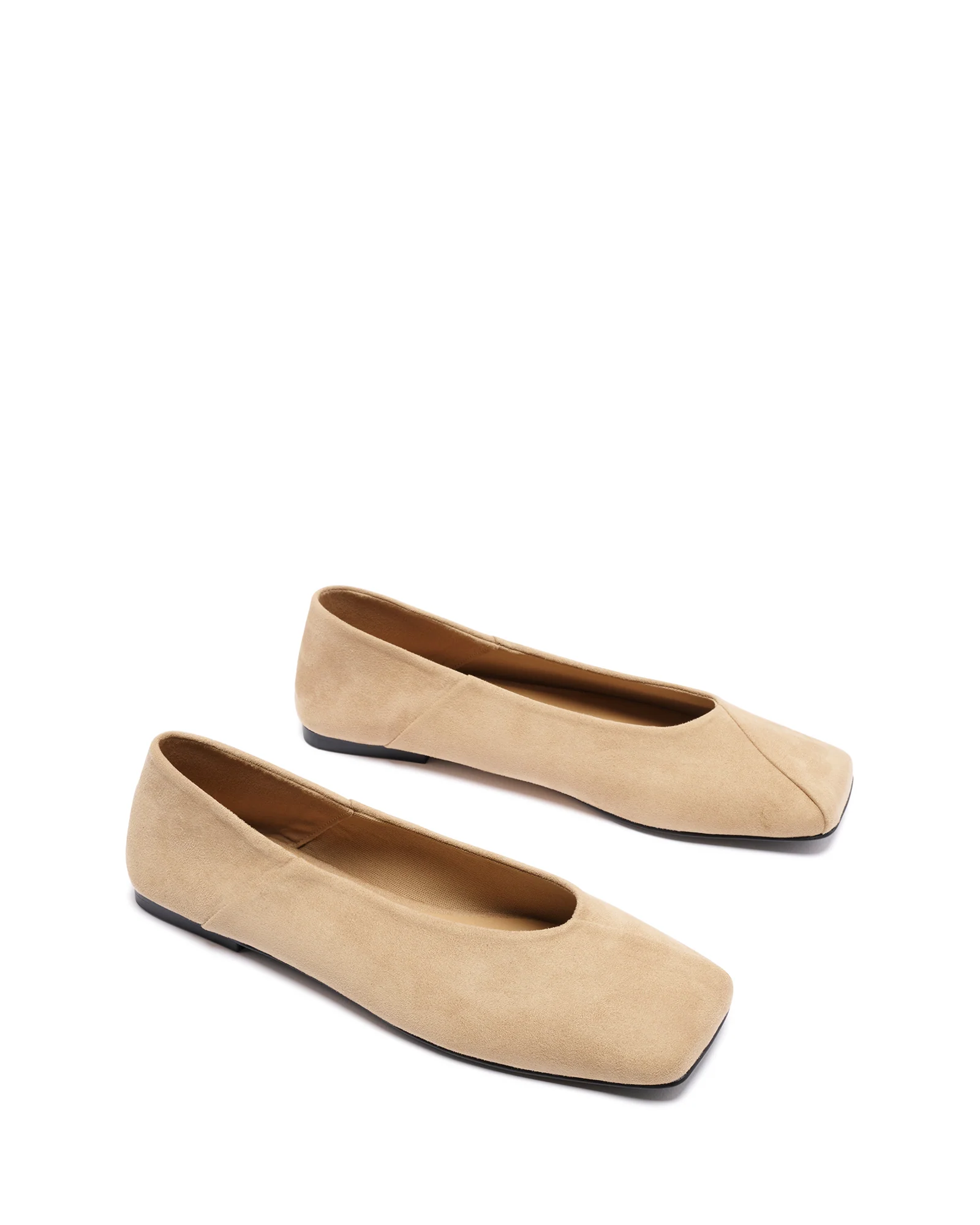 Gaia Ballet Flat Cashew Suede - Image 2
