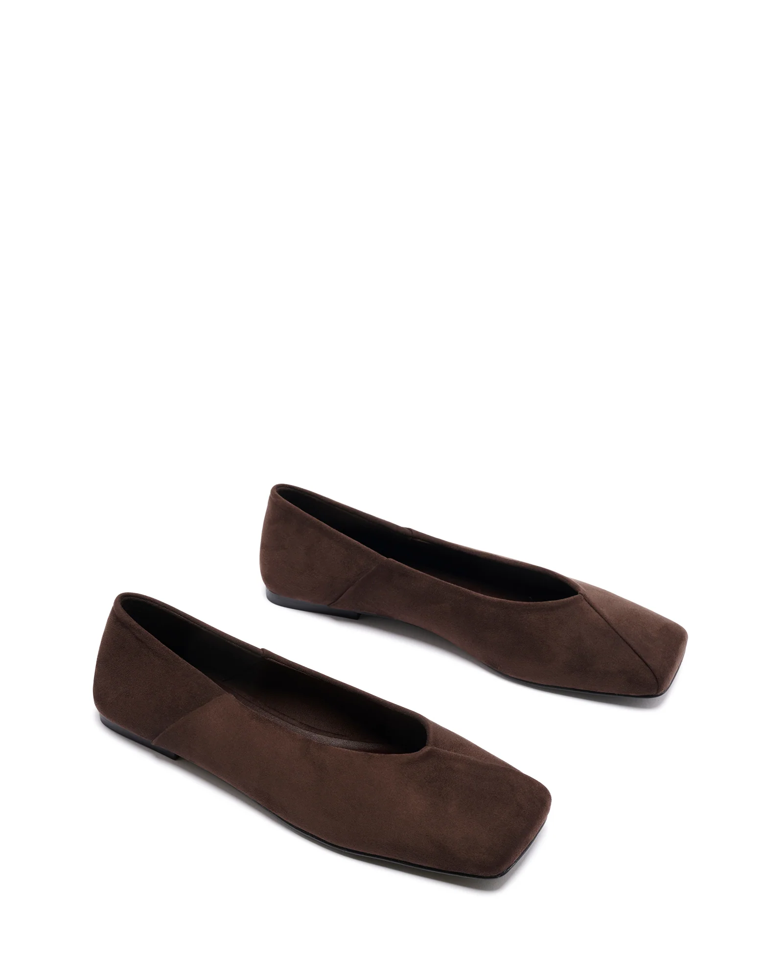Gaia Ballet Flat Chocolate Suede - Image 2