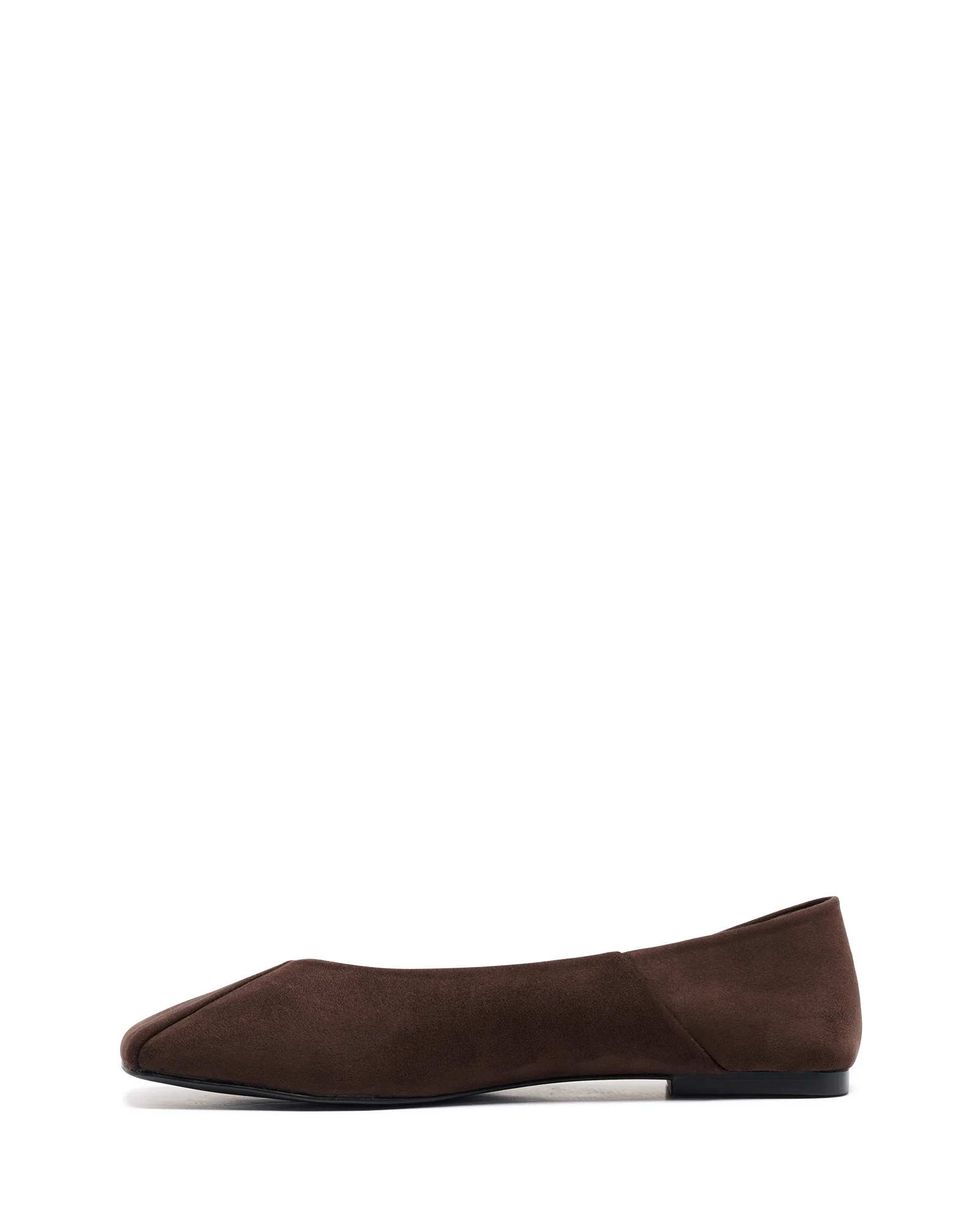 Gaia Ballet Flat Chocolate Suede - Image 4