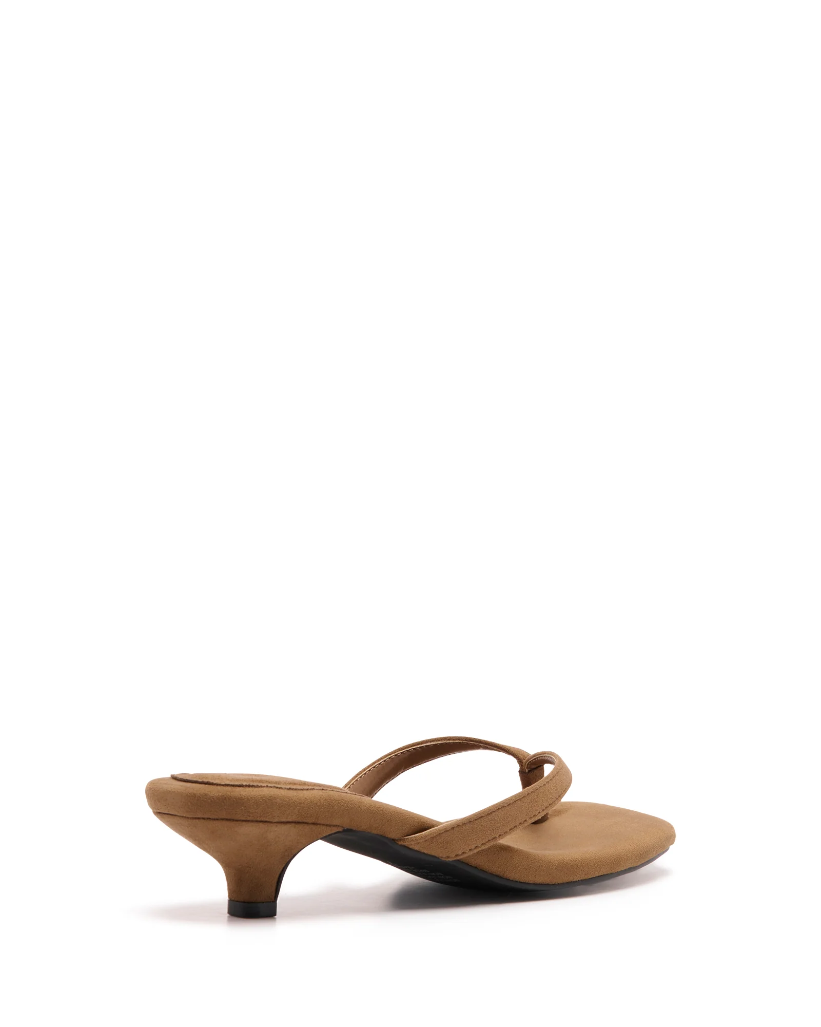 Heatwave Thong Heel Toffee Microsuede - Image 3