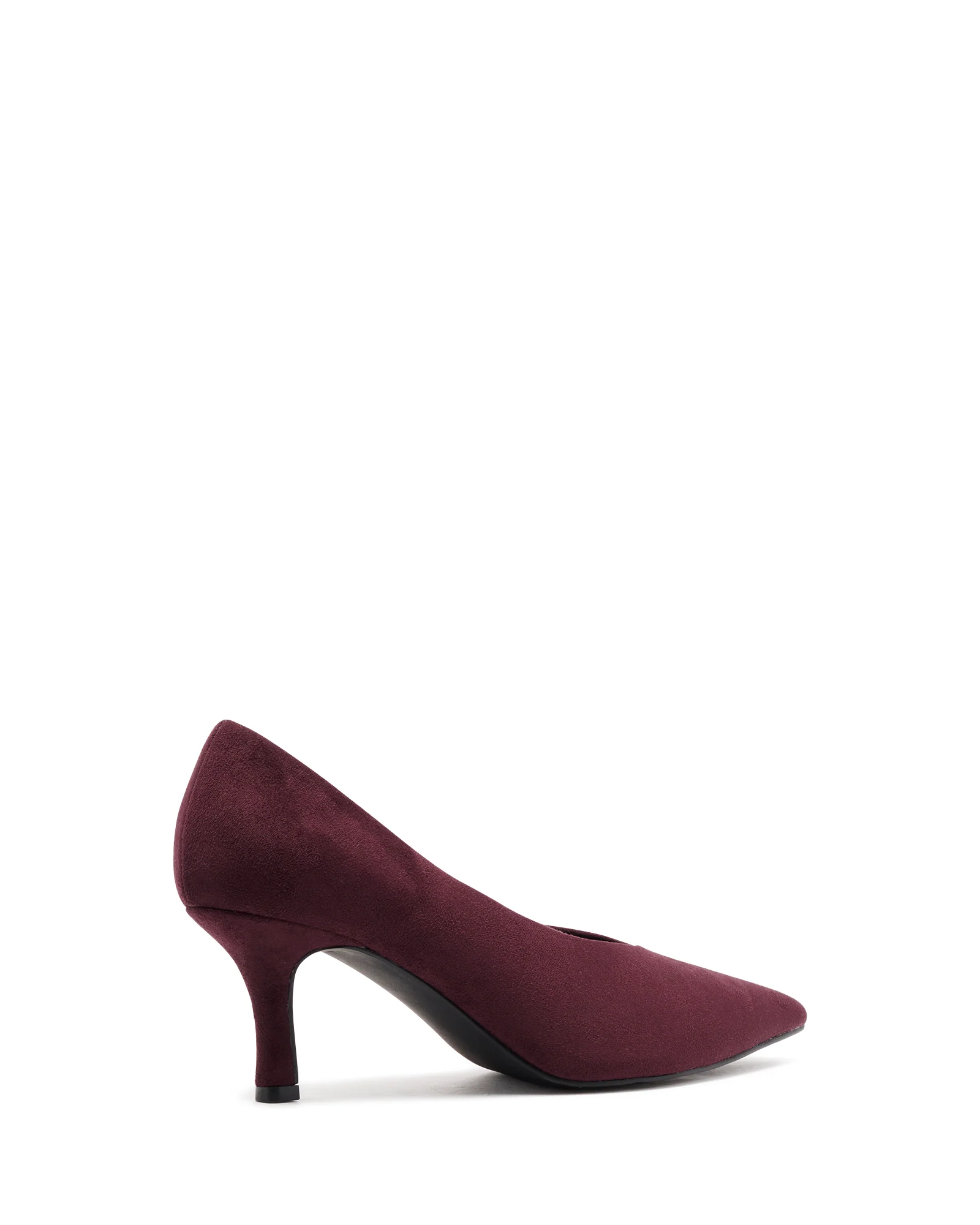 Jordyn Pump Bordeaux Suede - Image 3