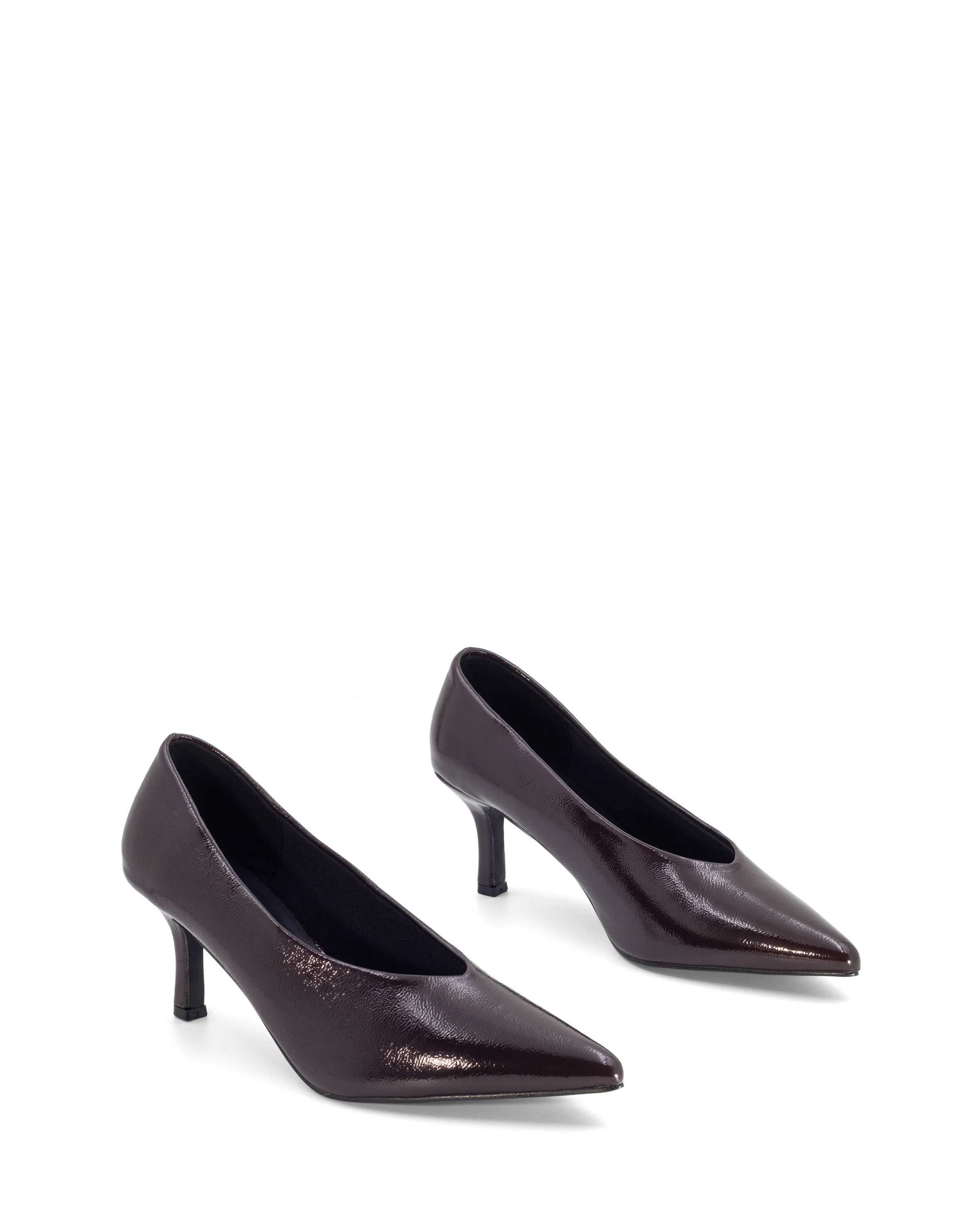 Jordyn Pump Port Crinkled Patent - Image 2