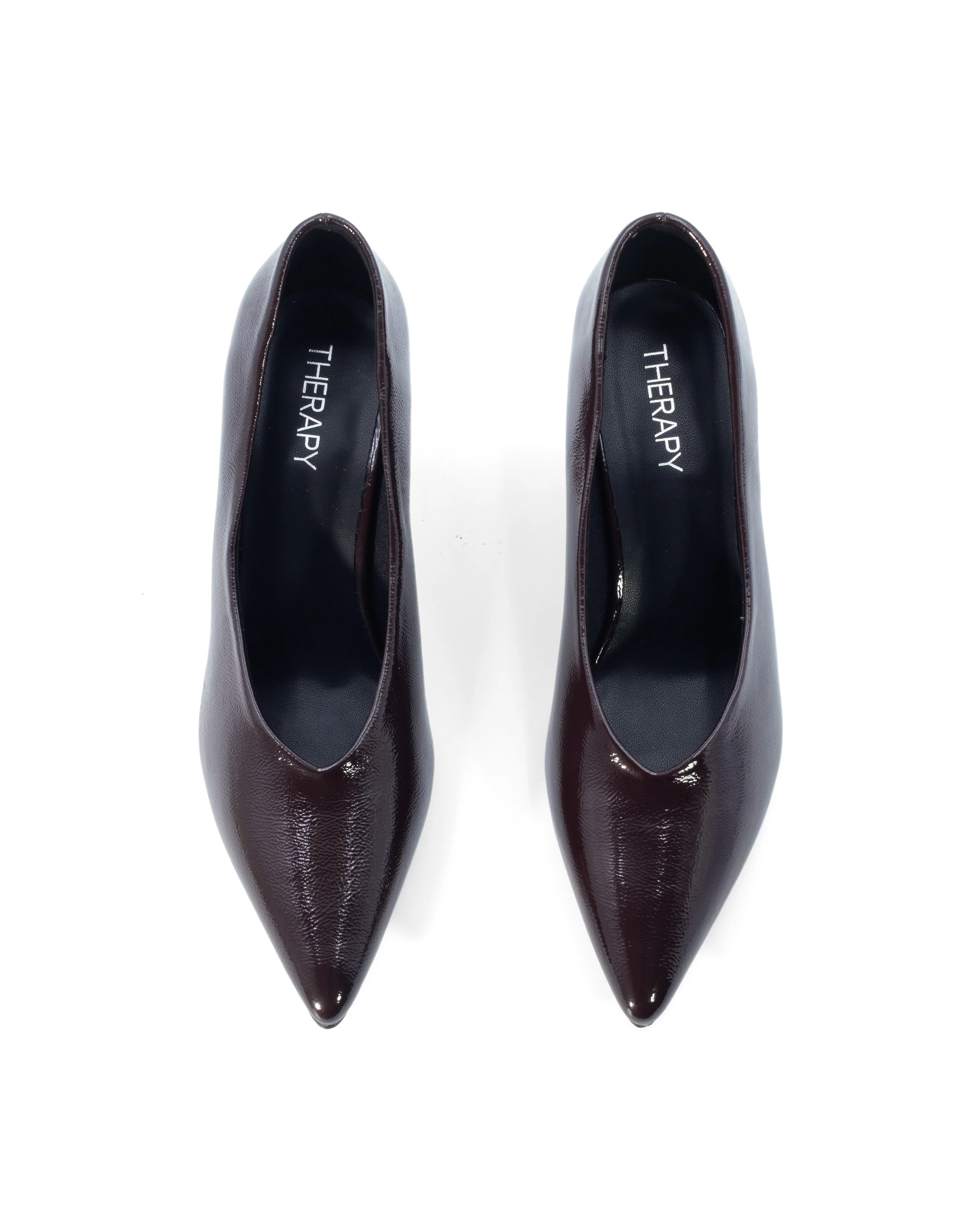 Jordyn Pump Port Crinkled Patent - Image 4