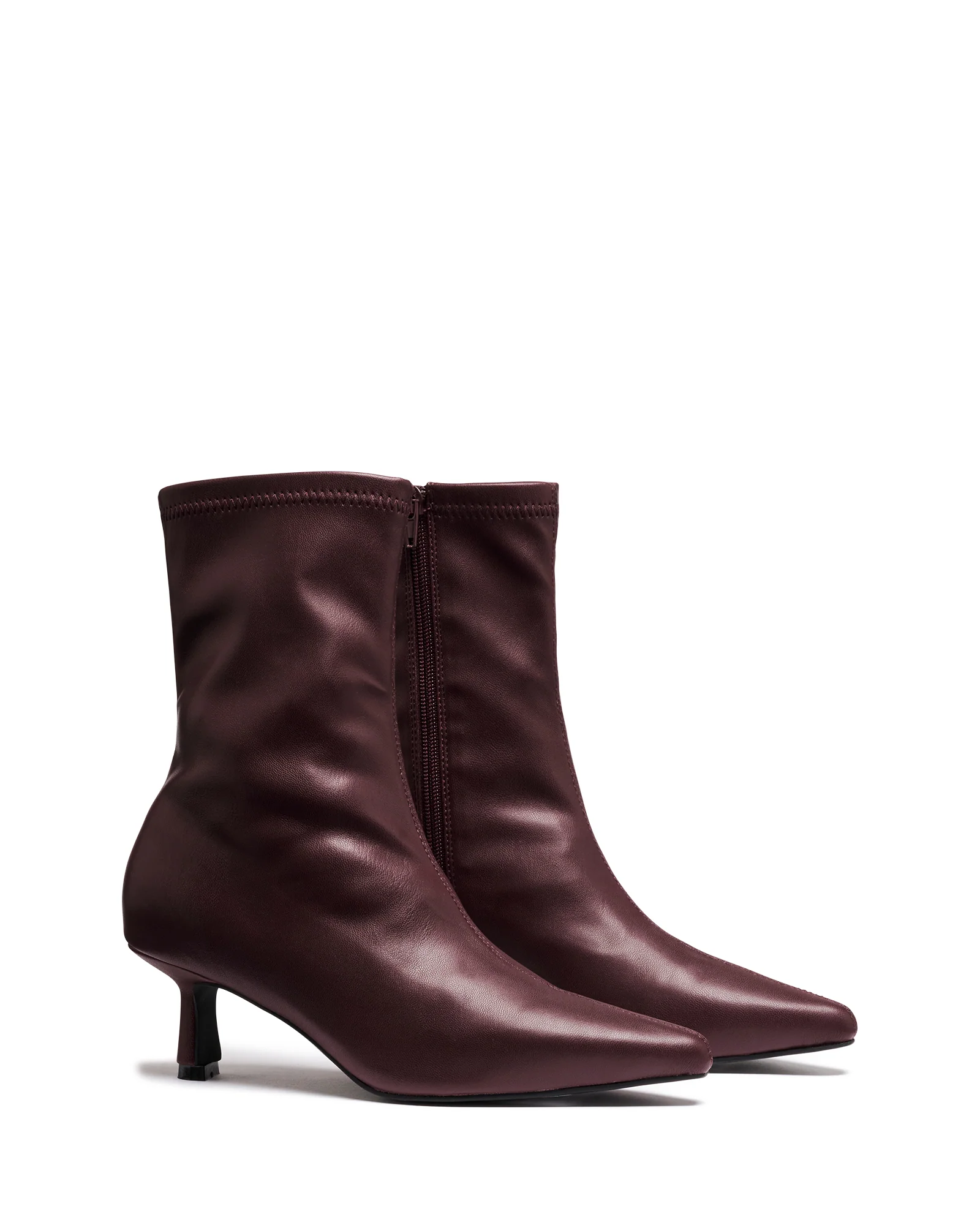 Keeley Ankle Boot Bordeaux - Image 3