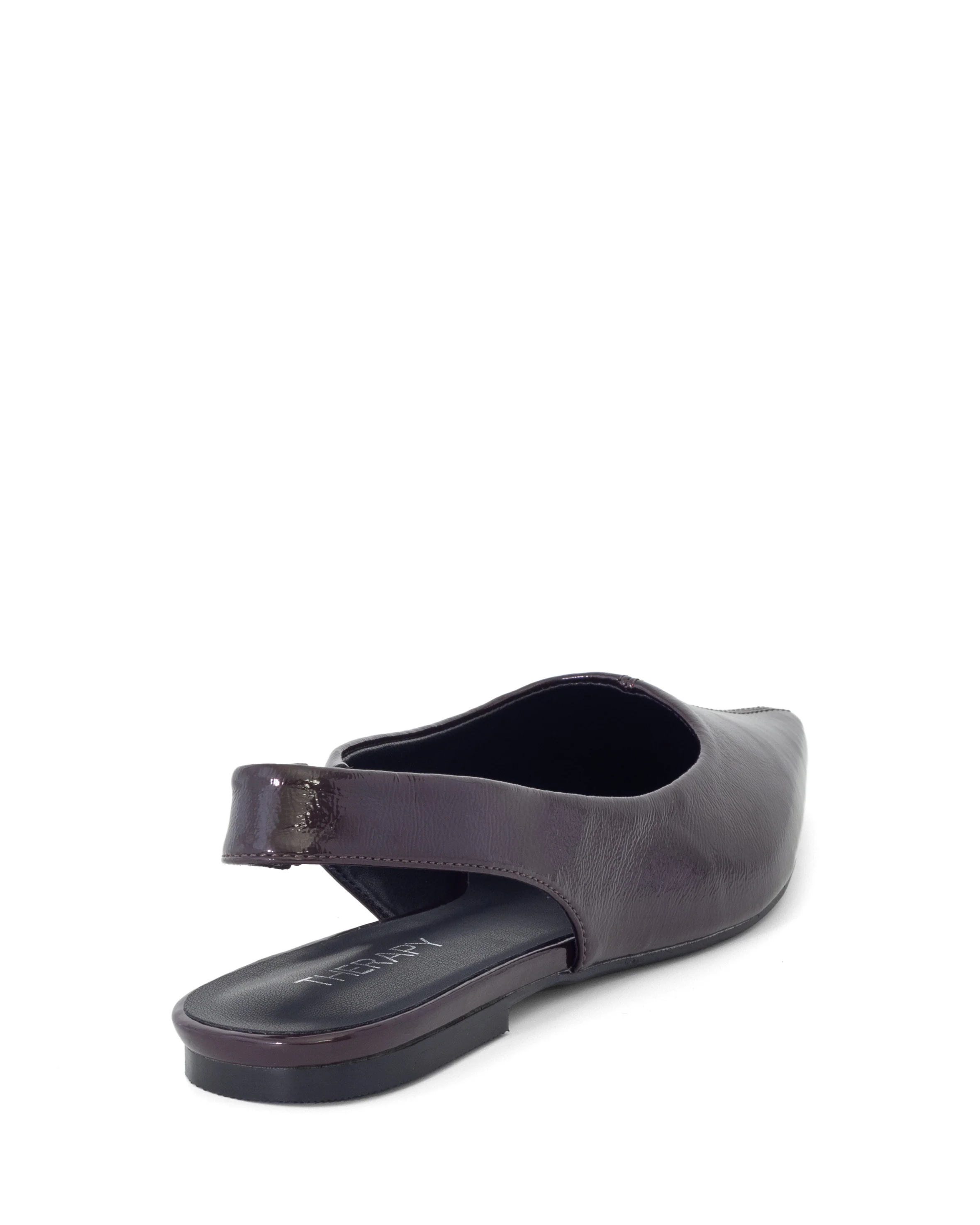 Lexington Slingback Flat Port Crinkled Patent - Image 3