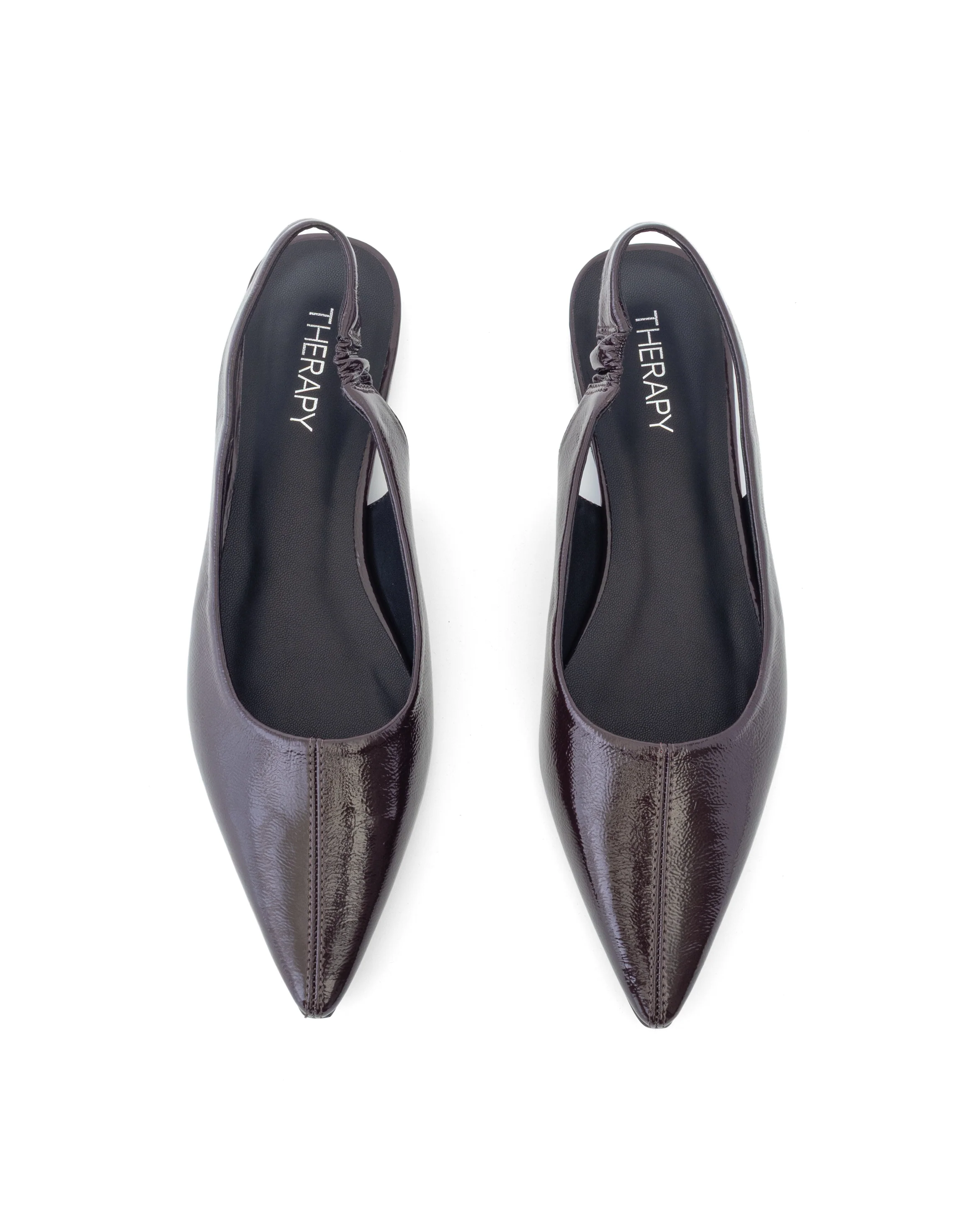 Lexington Slingback Flat Port Crinkled Patent - Image 4