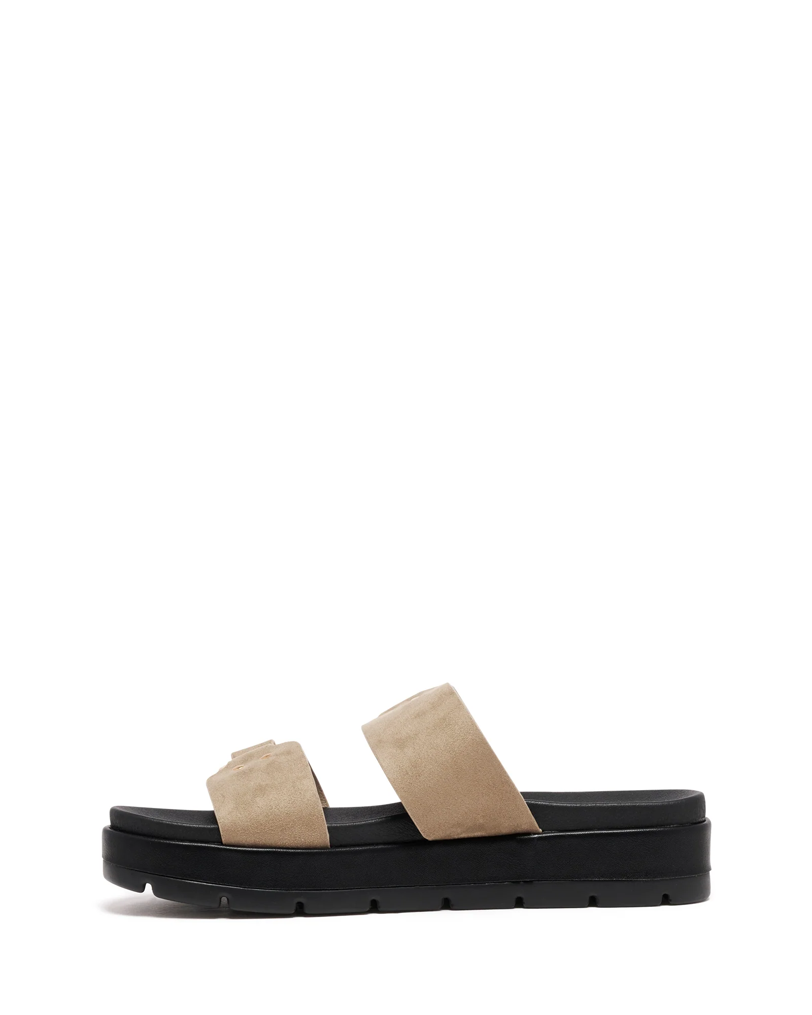 Litmus Flatform Sandals Cashew Suede - Image 4