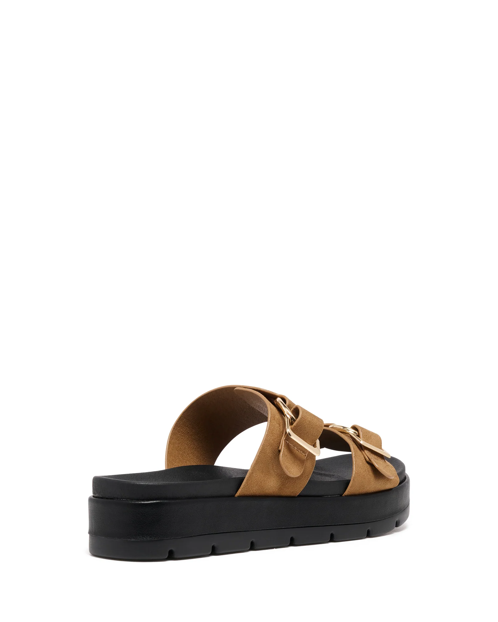 Litmus Flatform Sandals Toffee Suede - Image 3