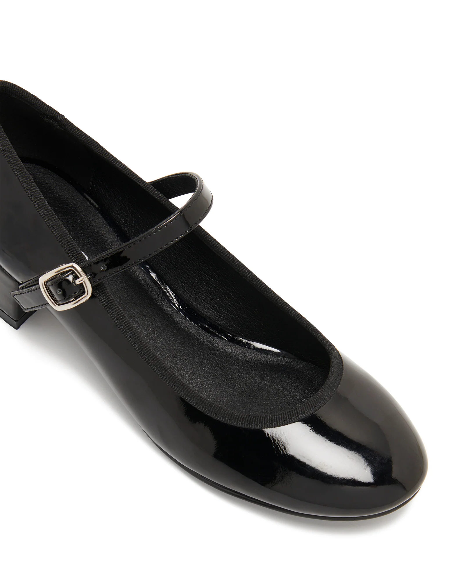 Liz Ballet Heel Black Patent - Image 3