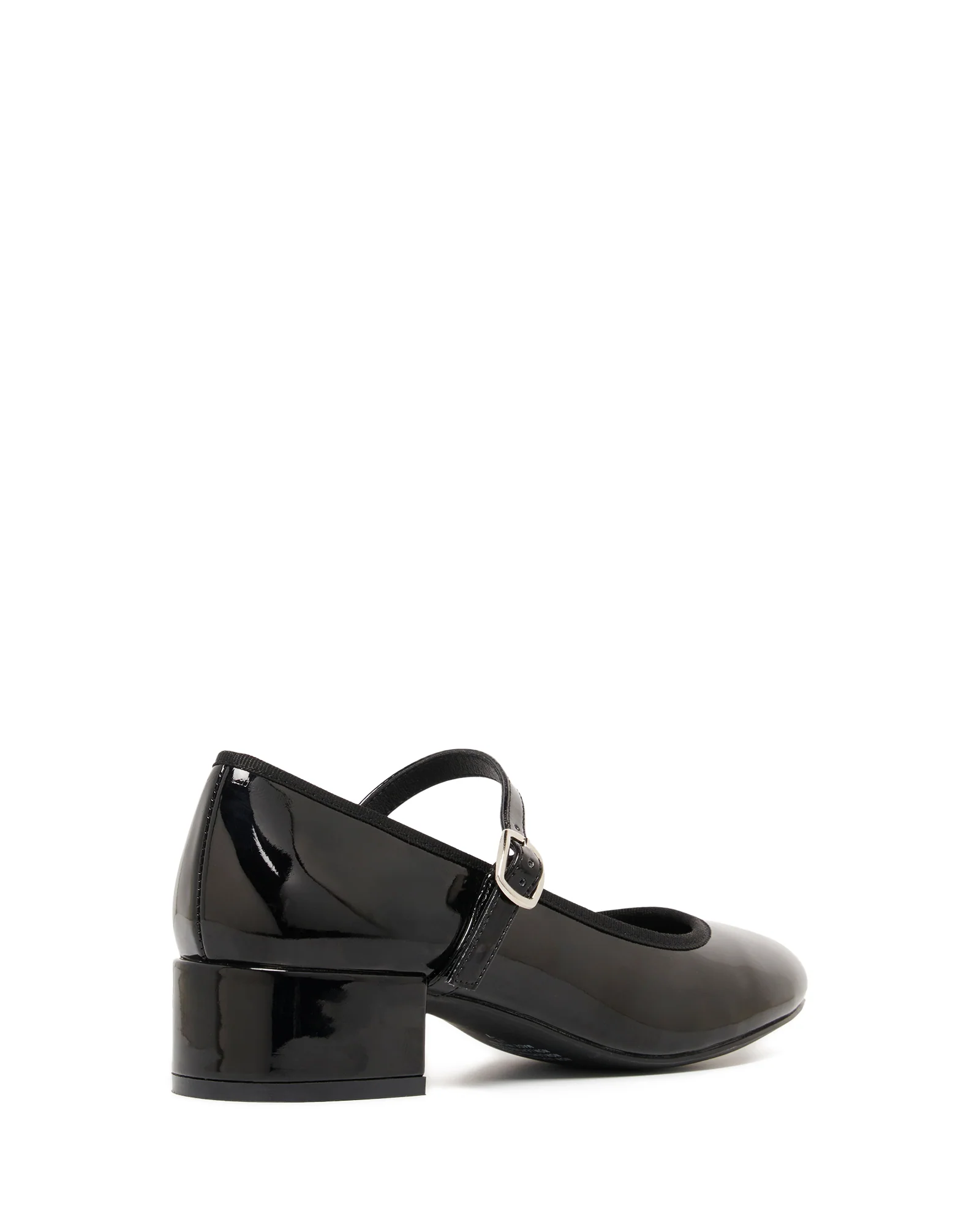 Liz Ballet Heel Black Patent - Image 4