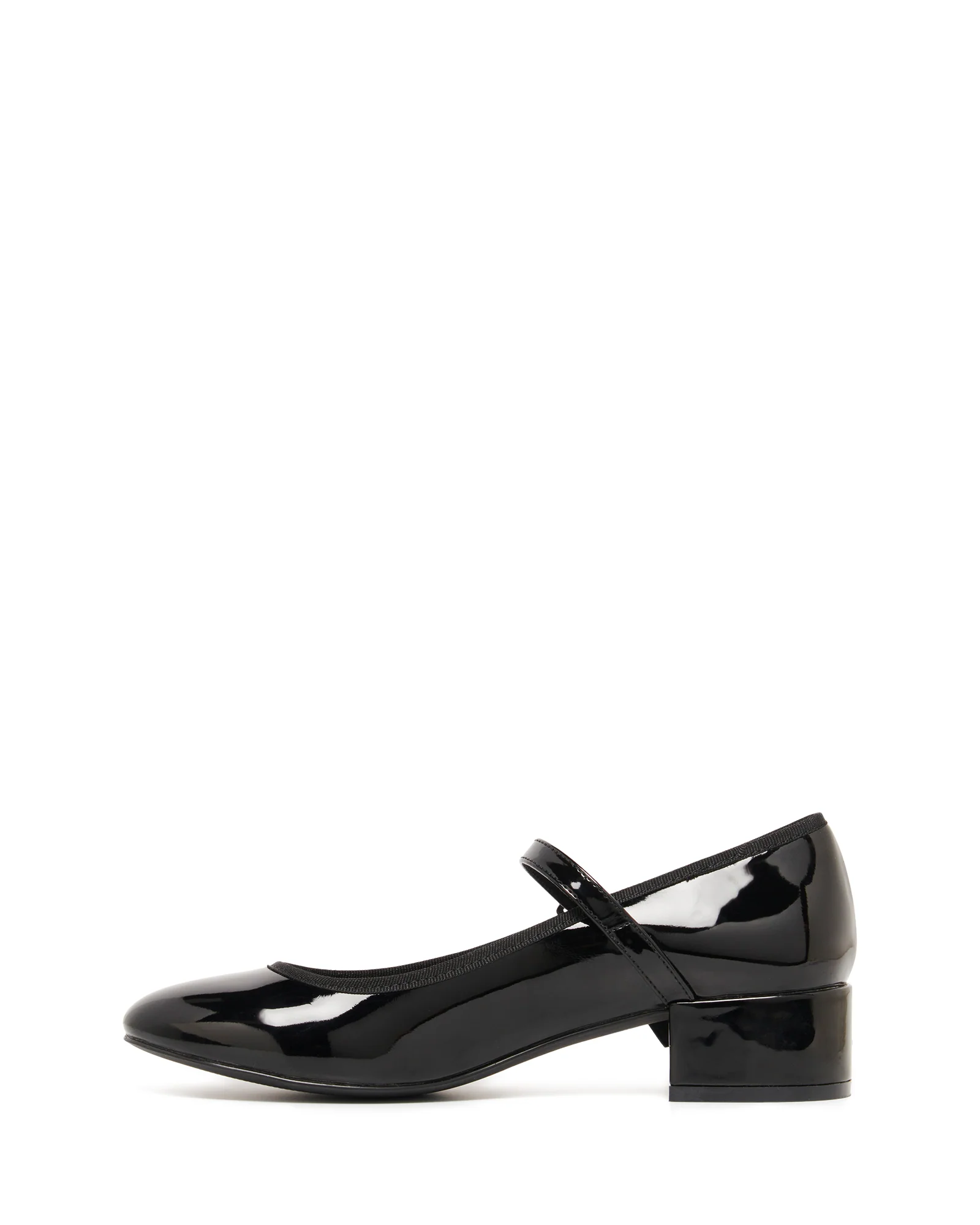 Liz Ballet Heel Black Patent - Image 5