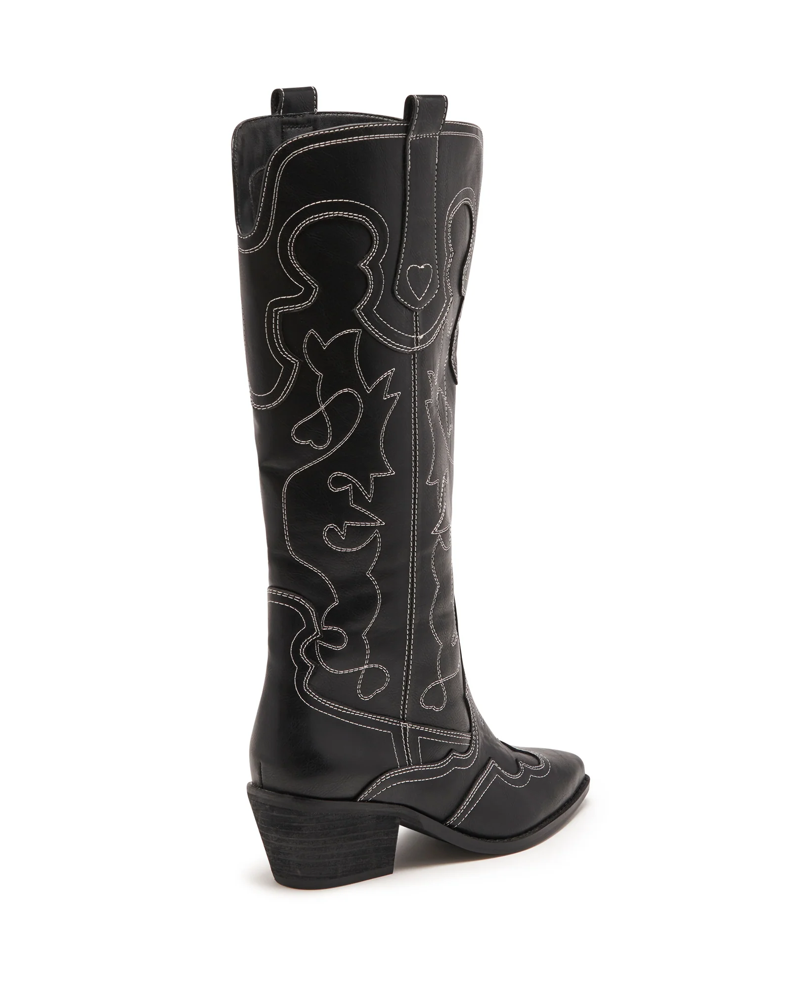 Malvin Cowboy Boot Black Smooth - Image 3