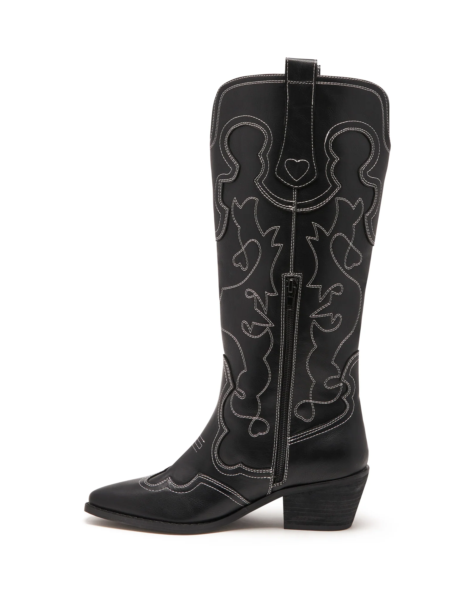 Malvin Cowboy Boot Black Smooth - Image 4
