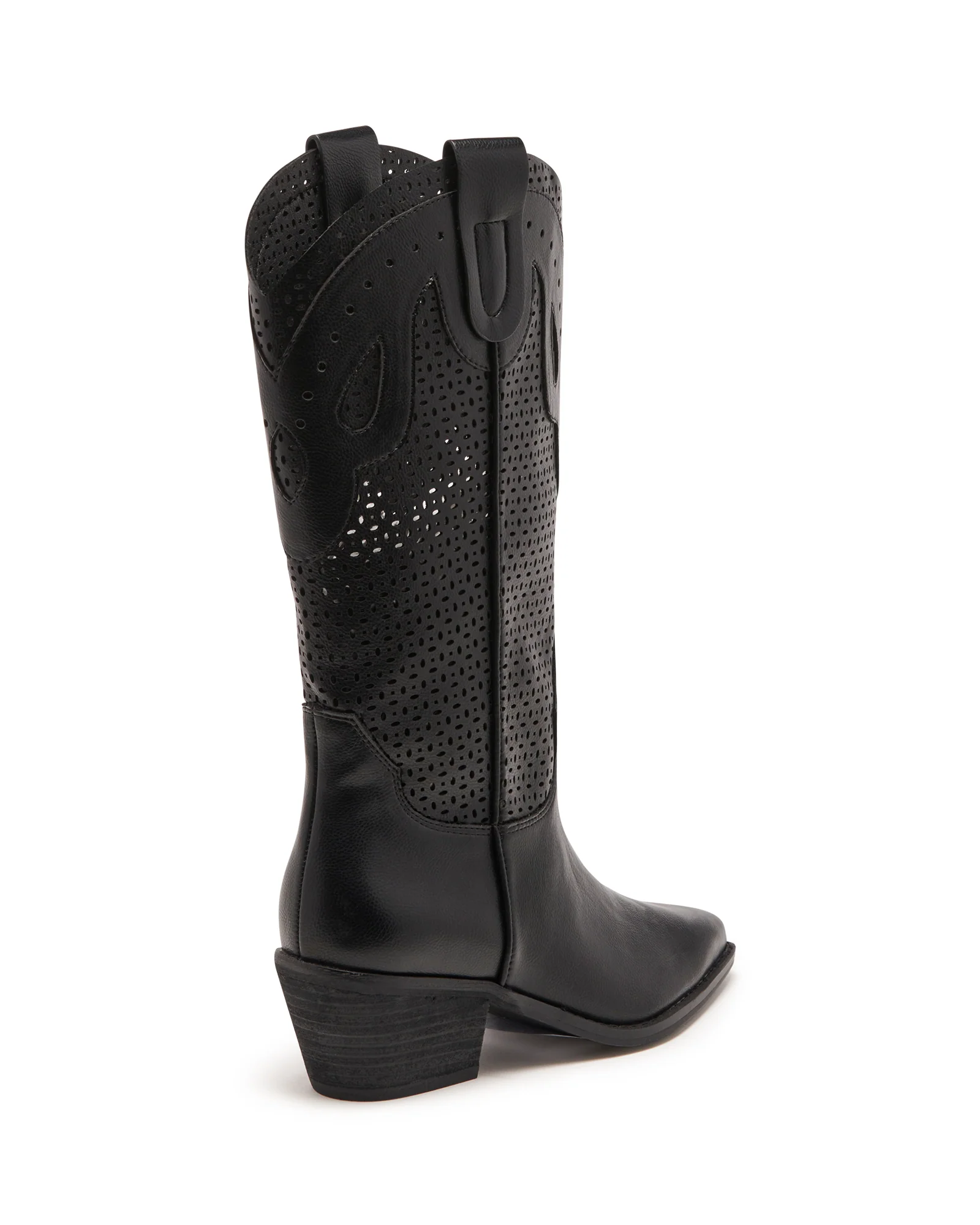 Maxine Cowboy Boot Black Tumbled - Image 3