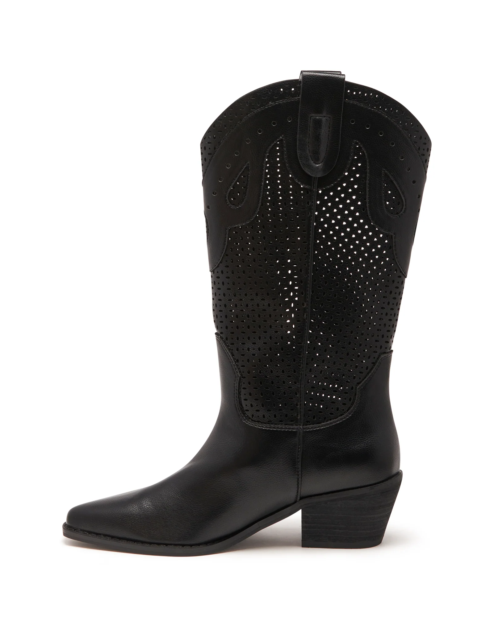 Maxine Cowboy Boot Black Tumbled - Image 4