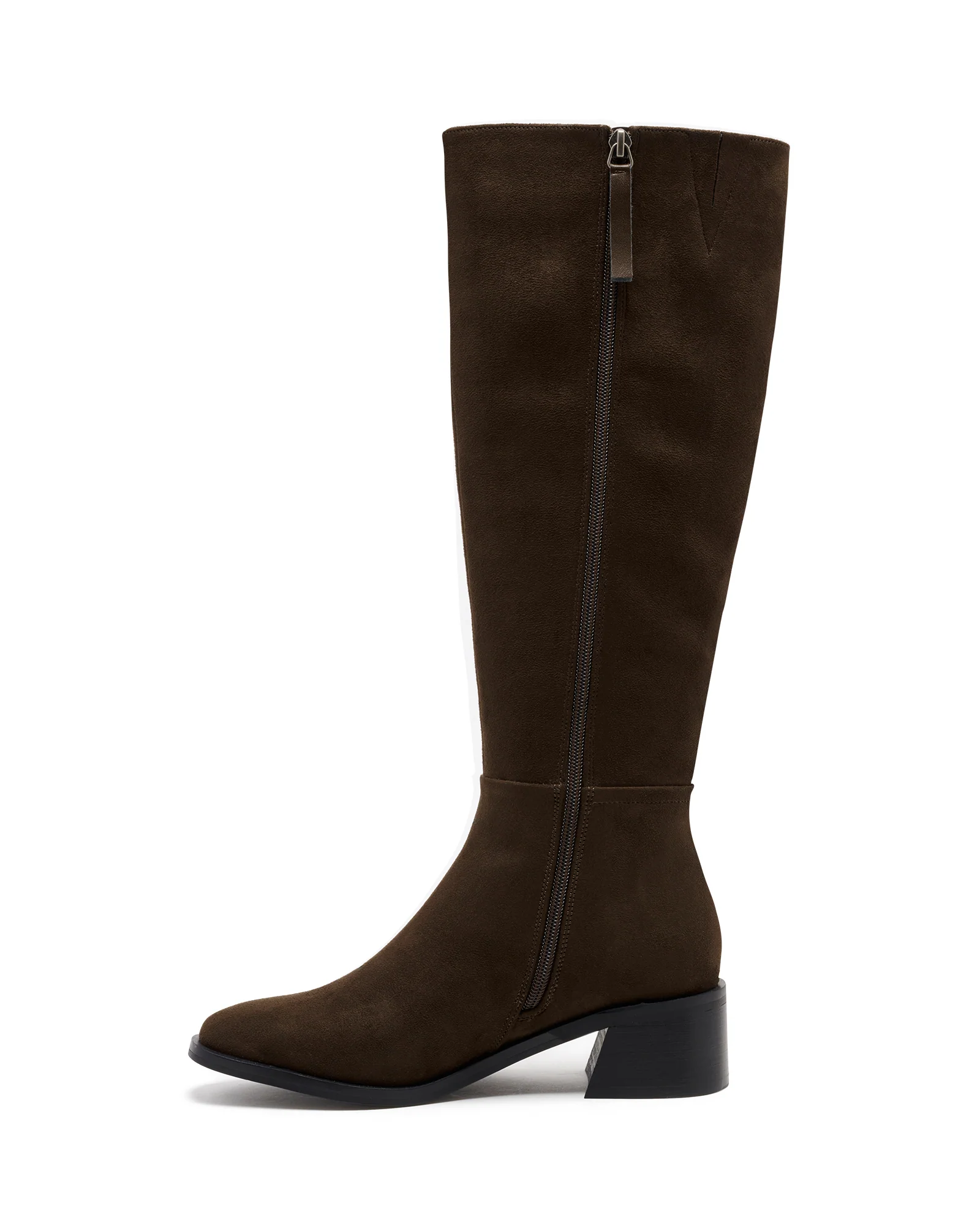 Neva Tall Boot Chocolate Suede - Image 4