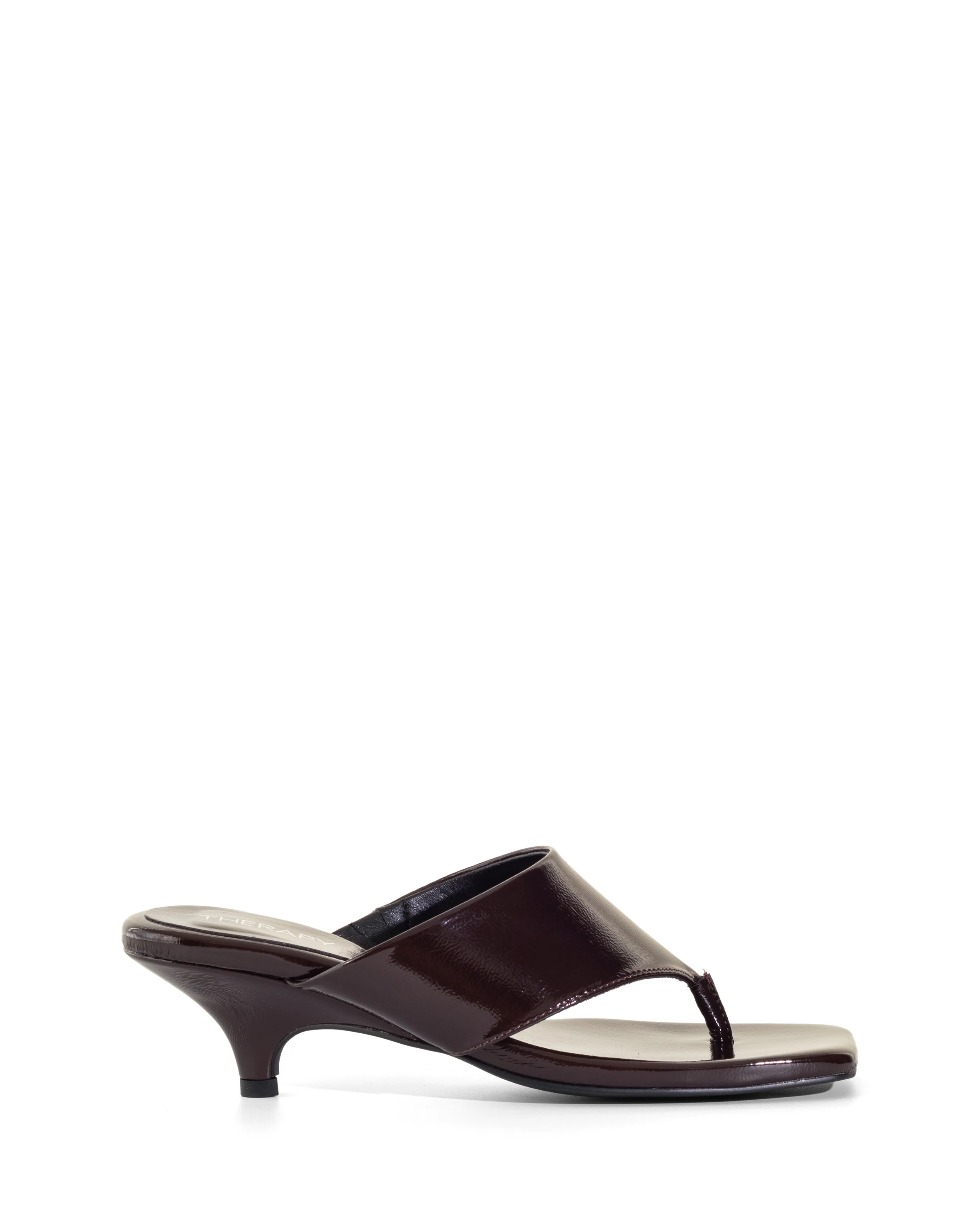 Newyorker Thong Heel Port Crinkled Patent