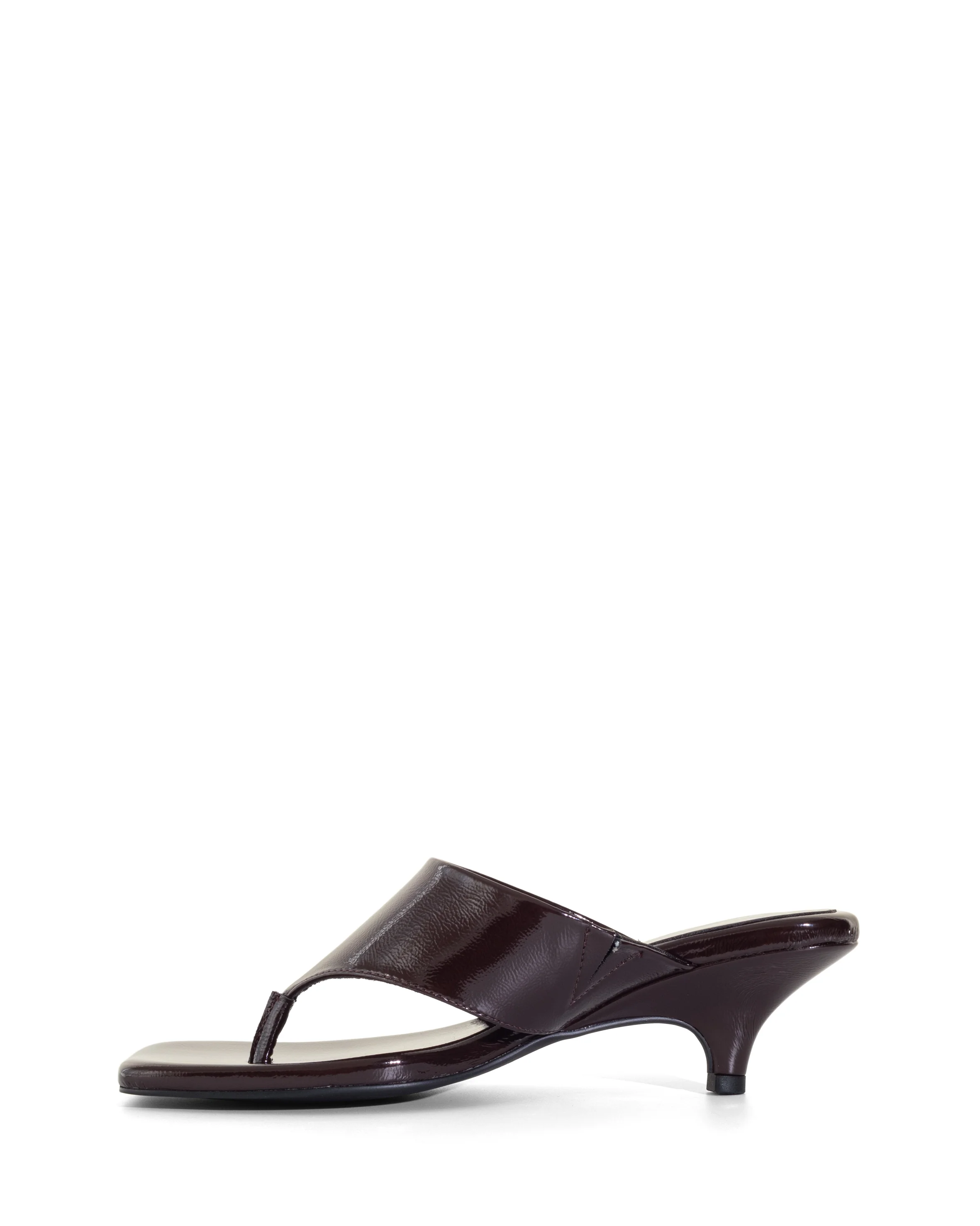 Newyorker Thong Heel Port Crinkled Patent - Image 5