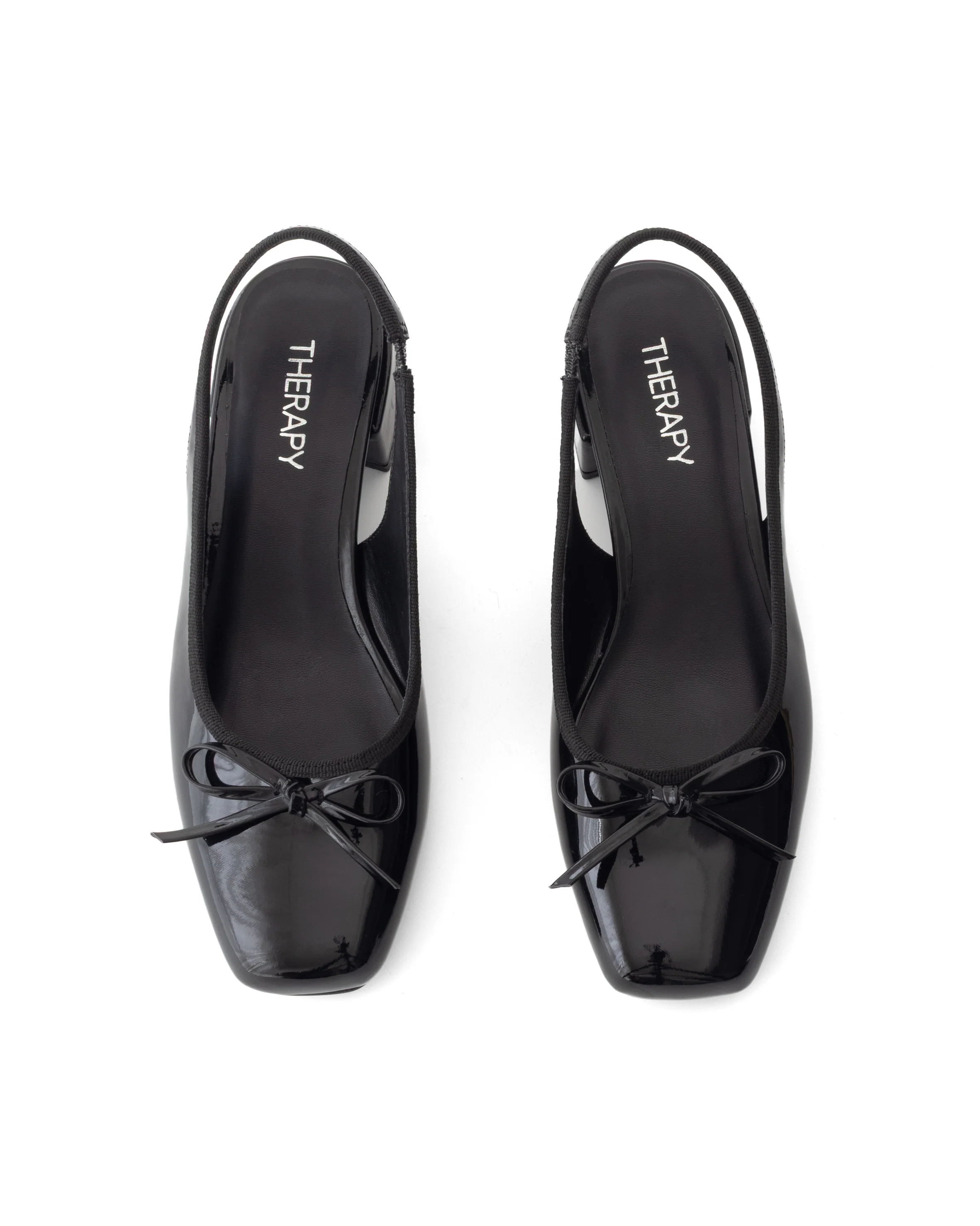 Nexie Slingback Pump Black Patent - Image 4