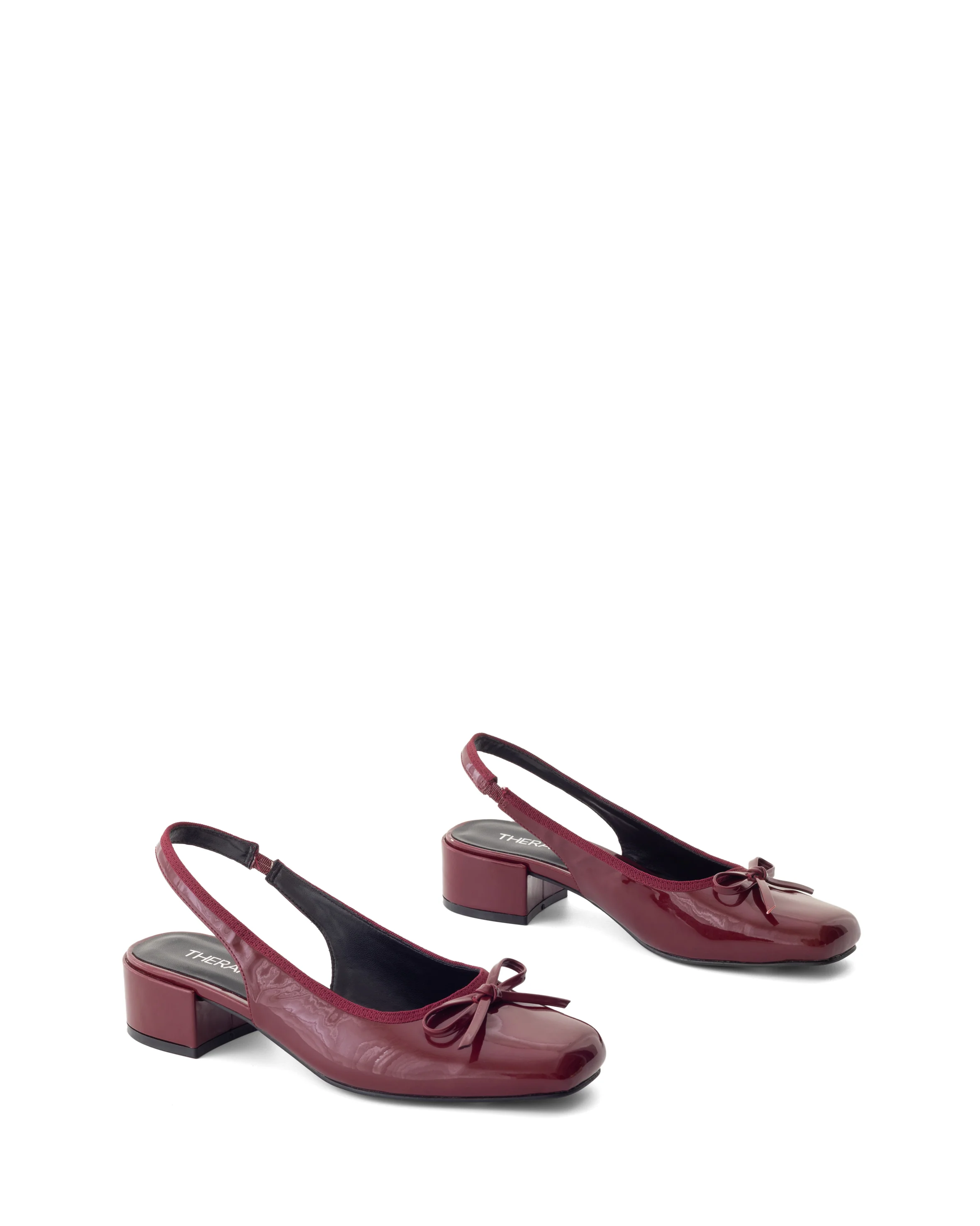 Nexie Slingback Pump Bordeaux Patent - Image 2