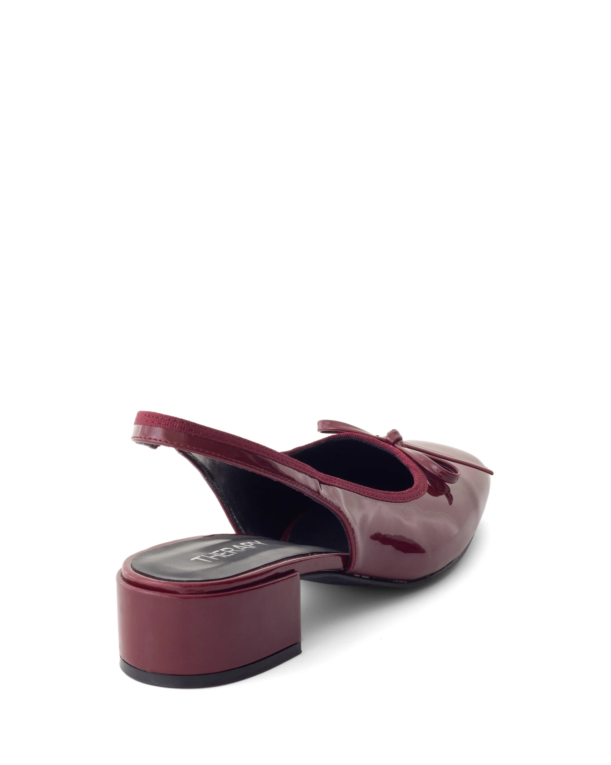 Nexie Slingback Pump Bordeaux Patent - Image 3