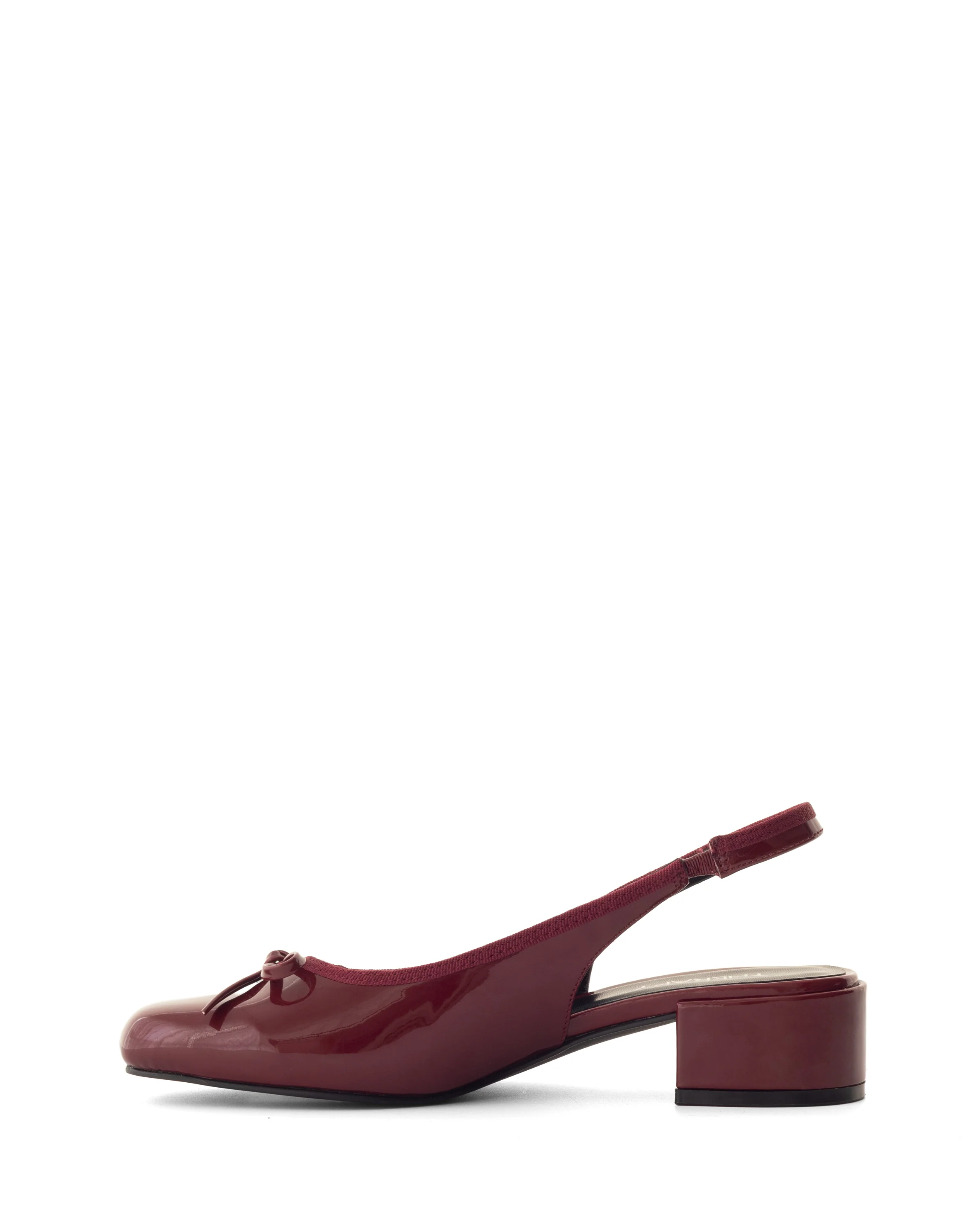 Nexie Slingback Pump Bordeaux Patent - Image 5